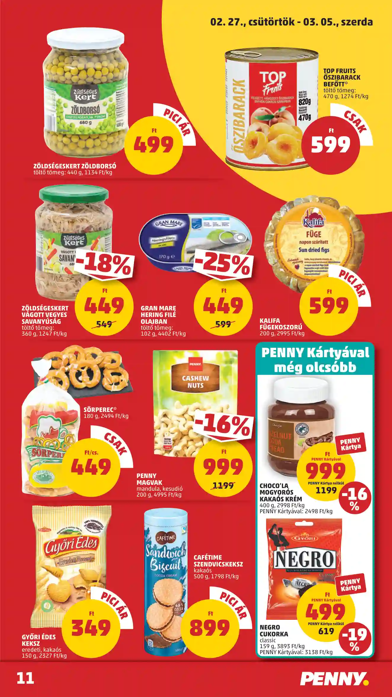 Penny akciós újság 9. hét (7 oldal)