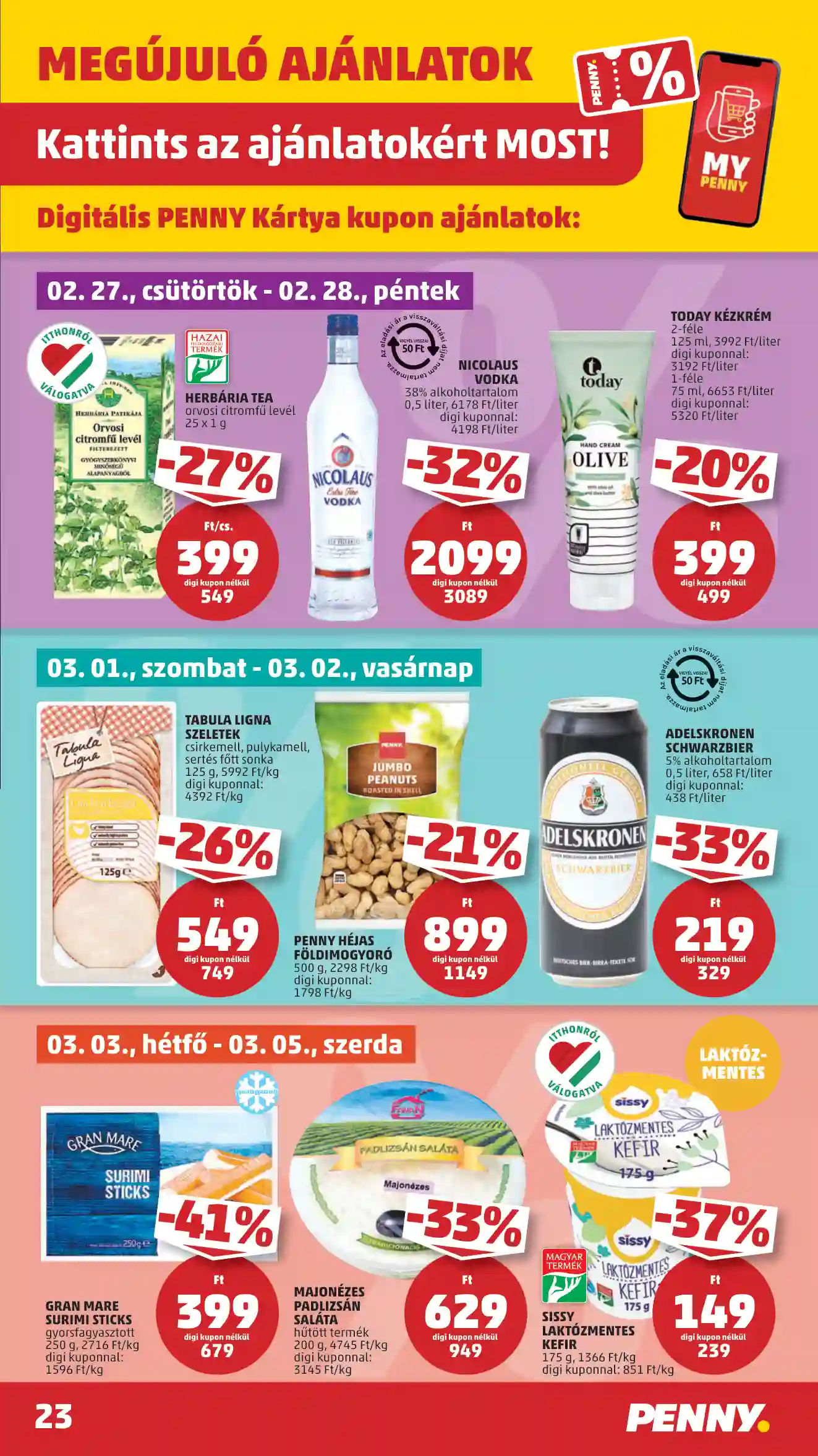 Penny akciós újság 9. hét (20 oldal)