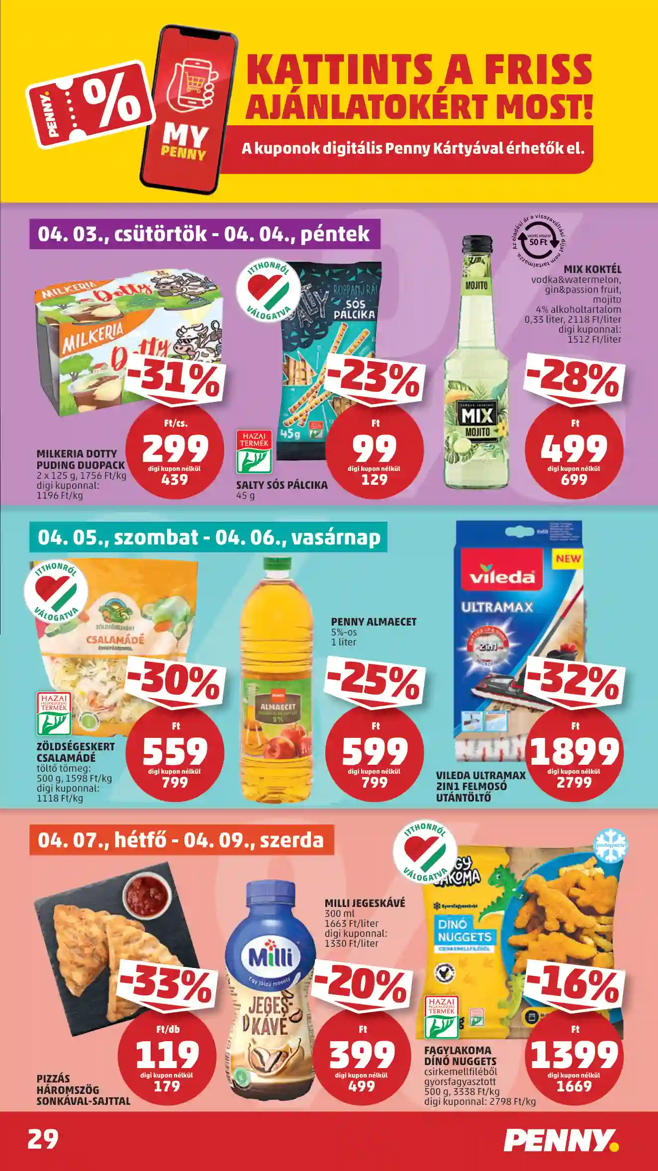 Penny akciós újság 14. hét (27 oldal)
