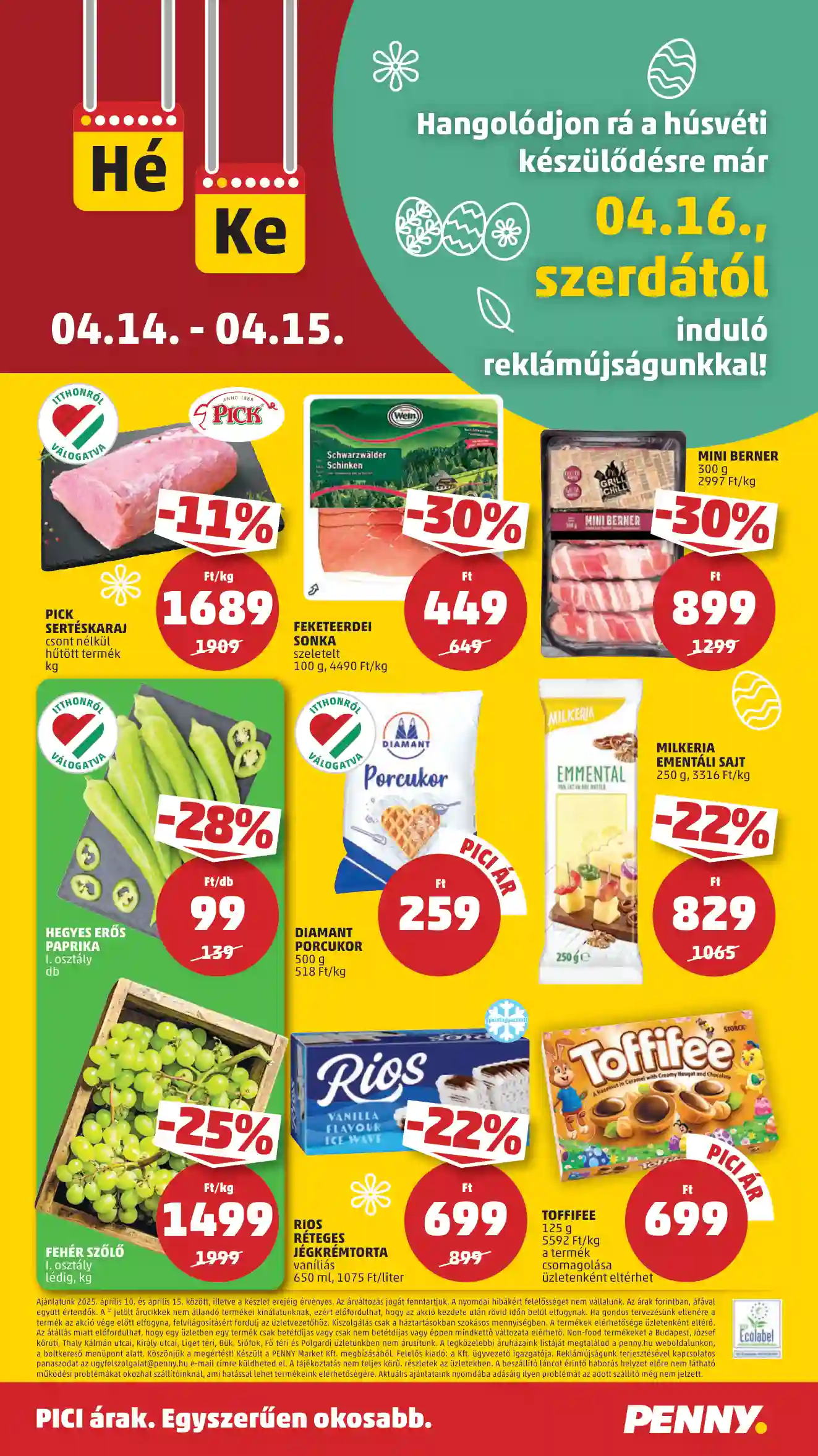 Penny akciós újság 15. hét (21 oldal)