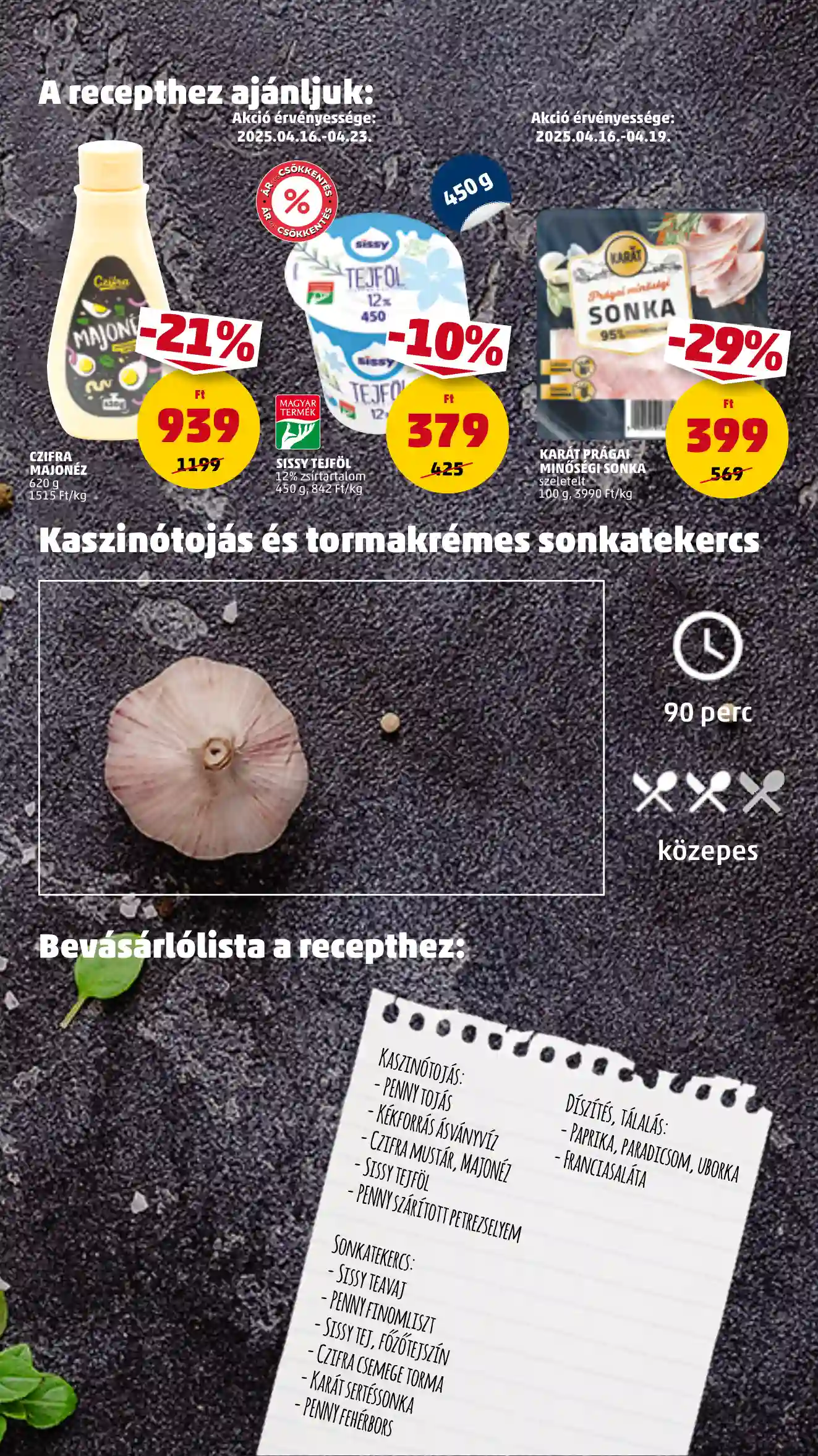 Penny akciós újság 16. hét (7 oldal)