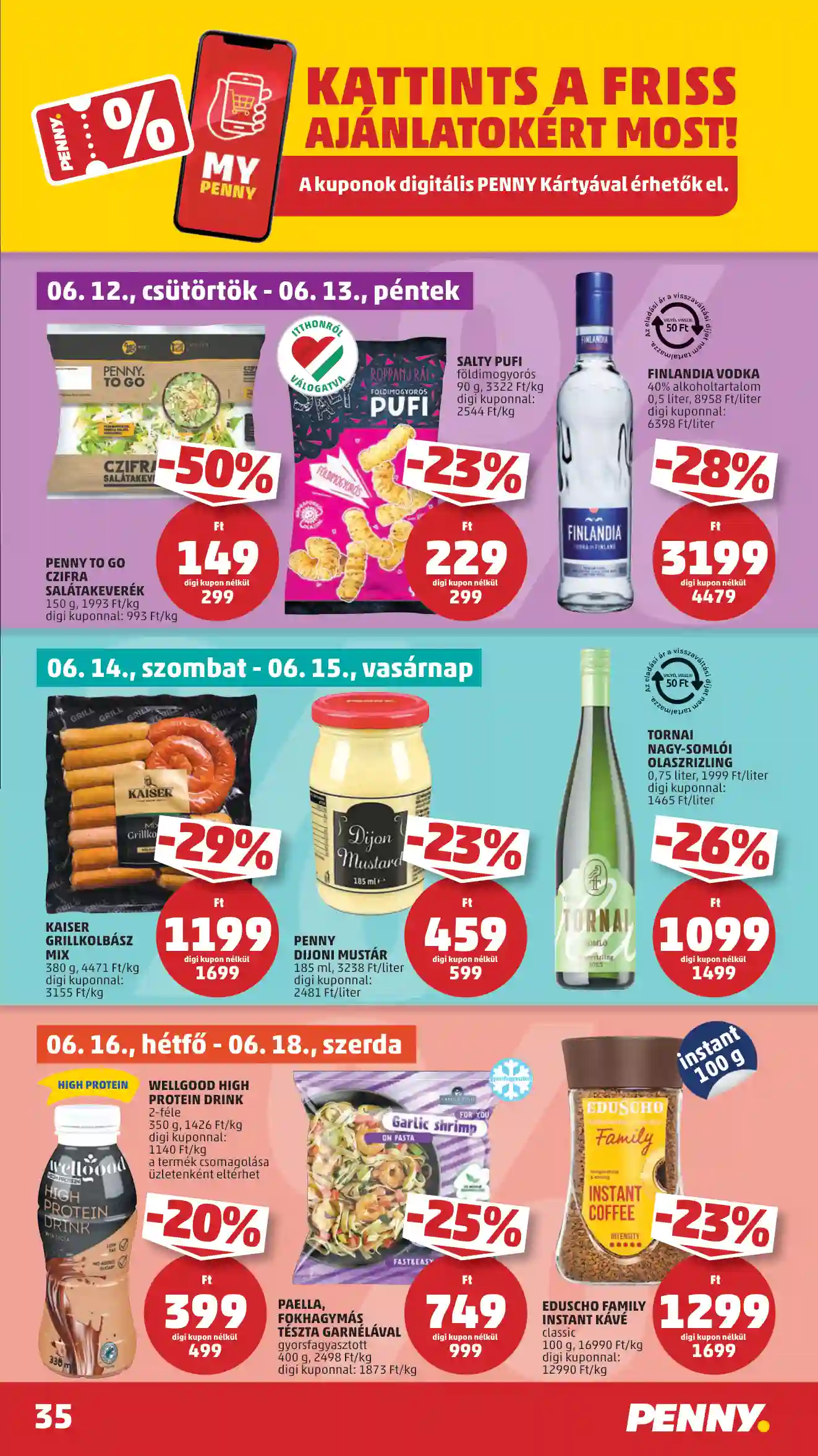 Penny akciós újság 24. hét (33 oldal)