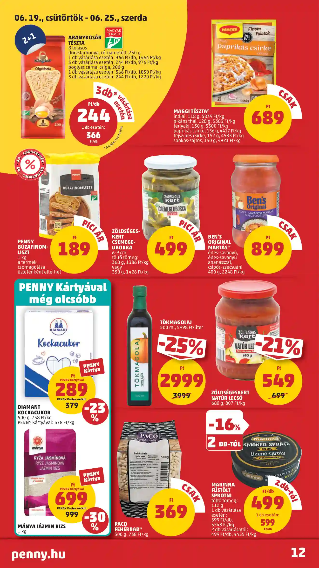 Penny akciós újság 25. hét (7 oldal)