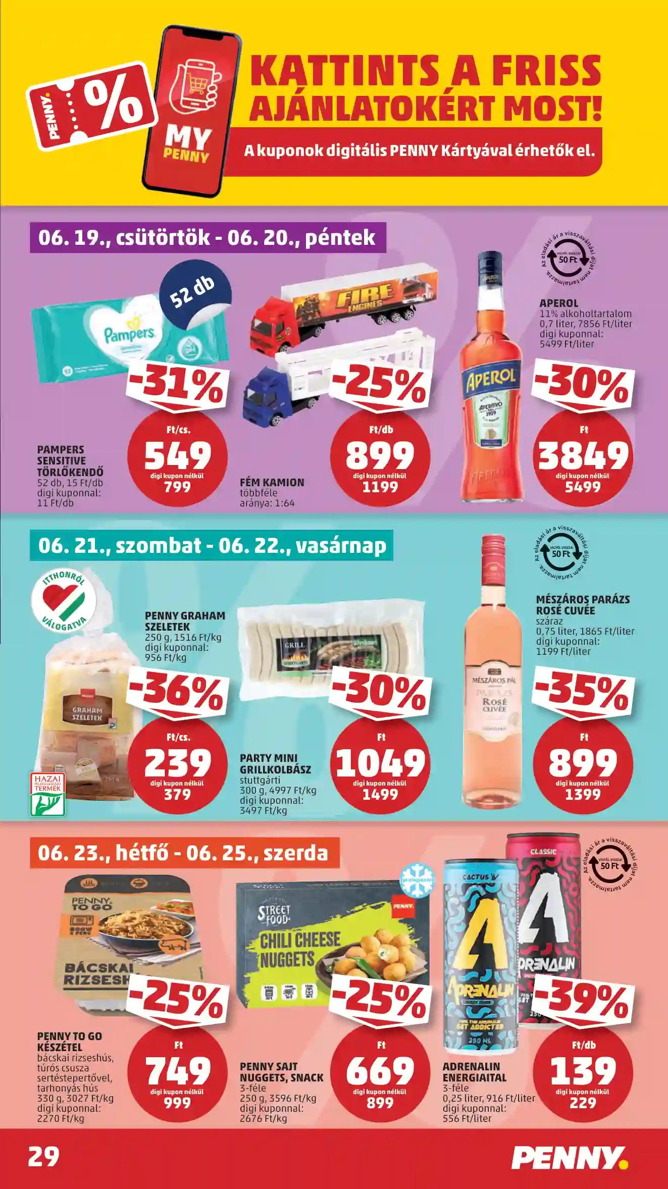 Penny akciós újság 25. hét (26 oldal)