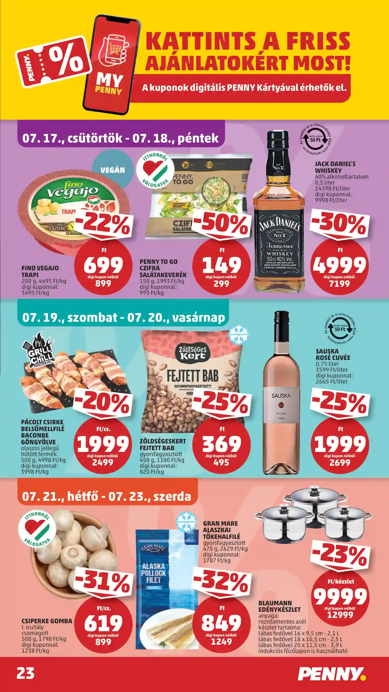 Penny akciós újság 29. hét (16 oldal)