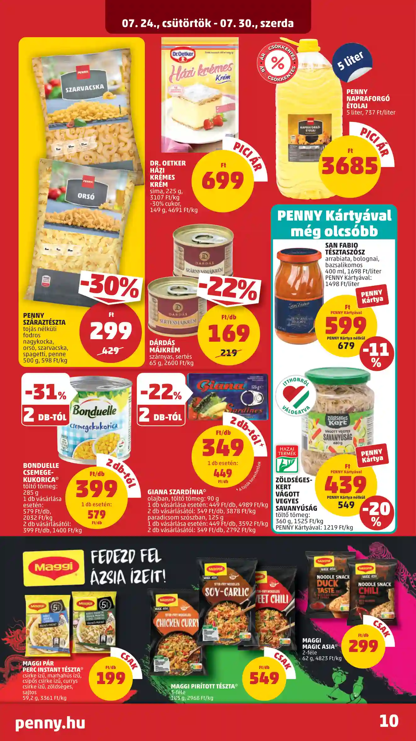 Penny akciós újság 30. hét (6 oldal)