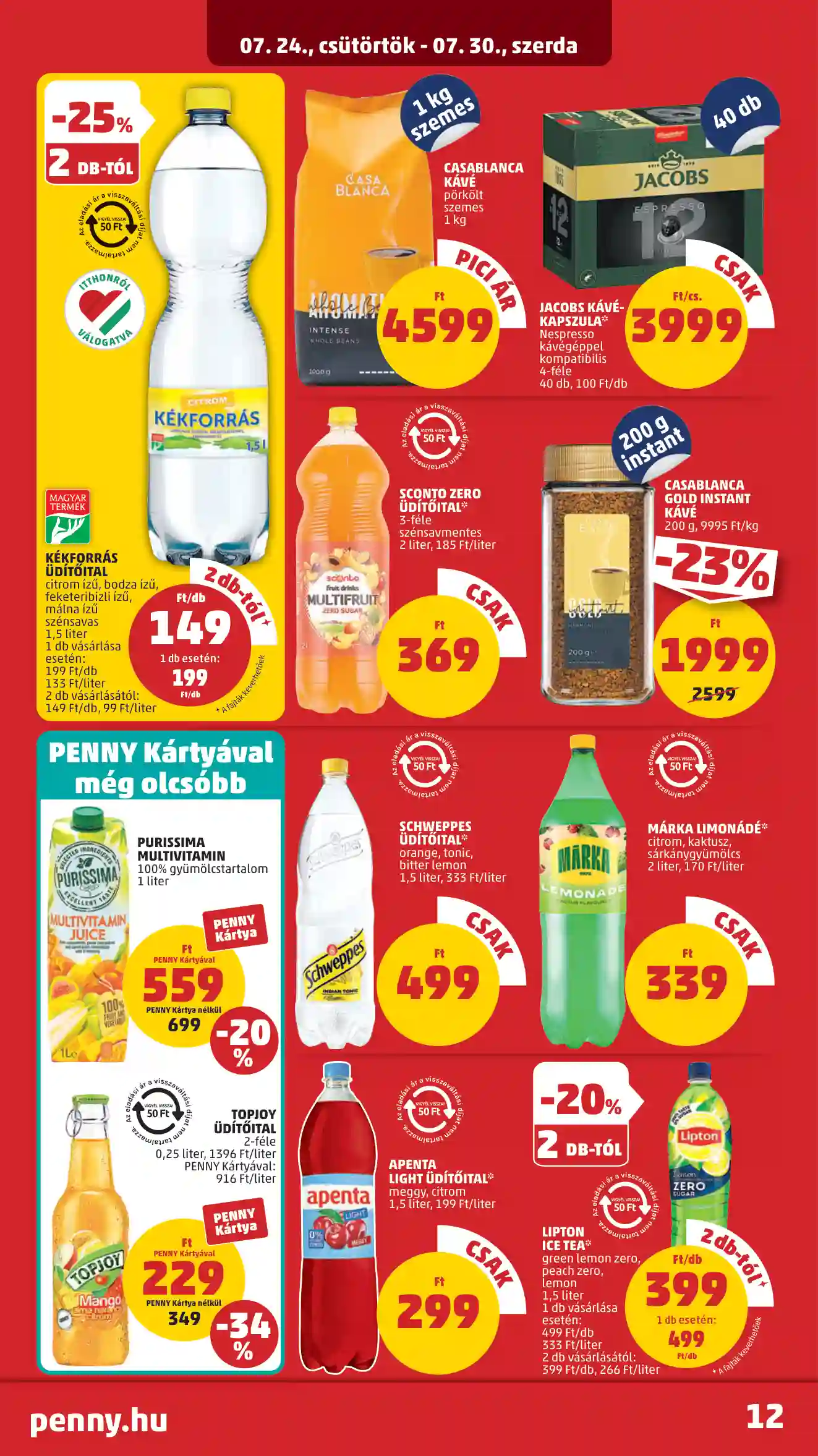 Penny akciós újság 30. hét (8 oldal)