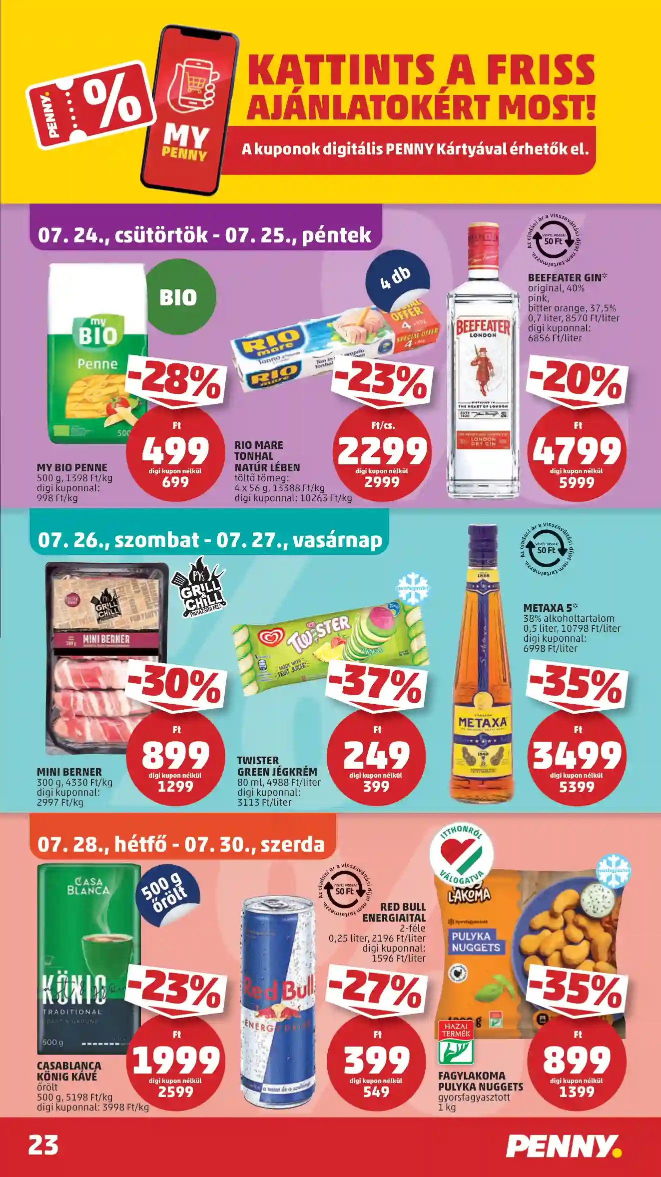 Penny akciós újság 30. hét (20 oldal)