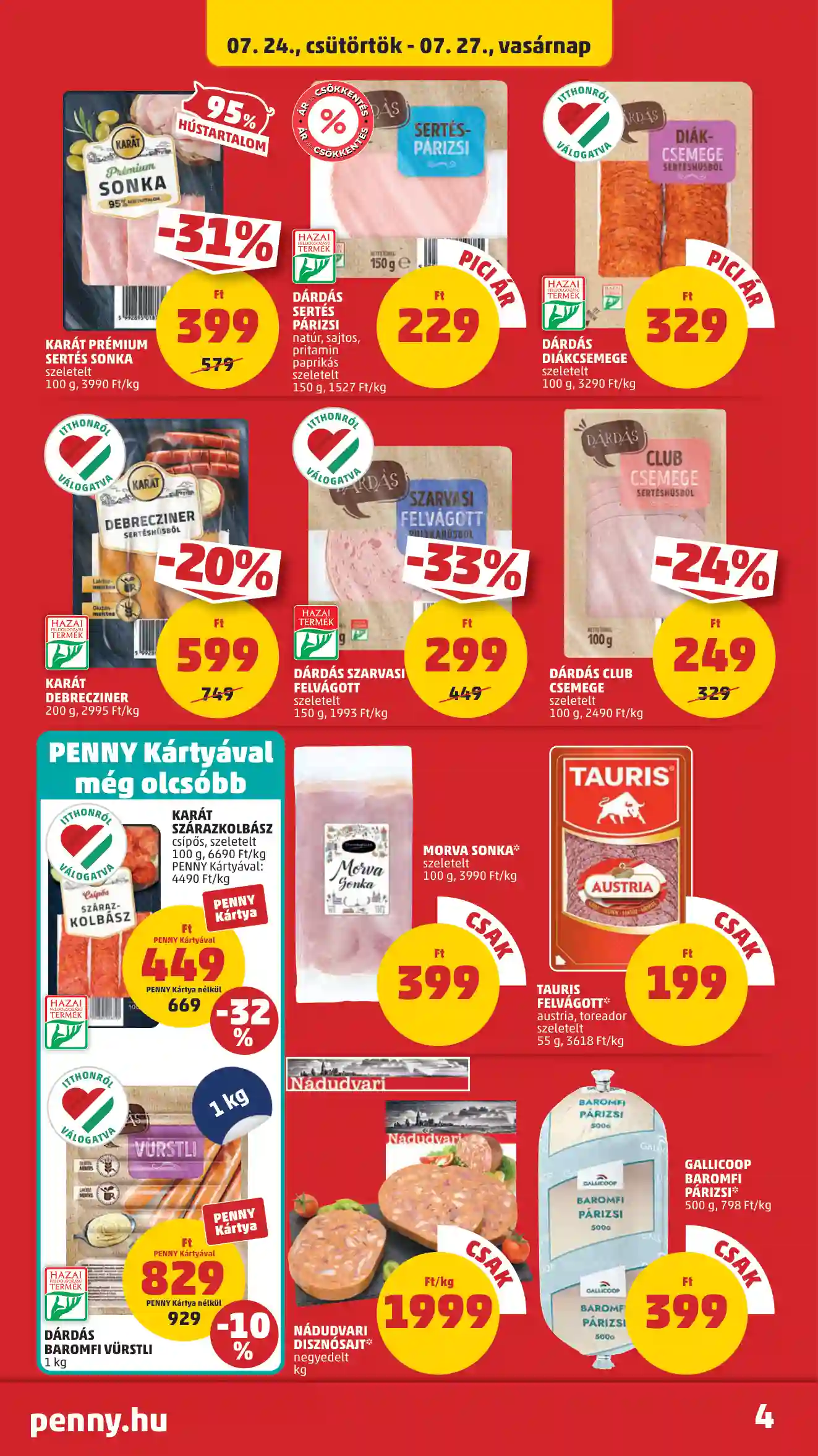 Penny akciós újság 30. hét (24 oldal)