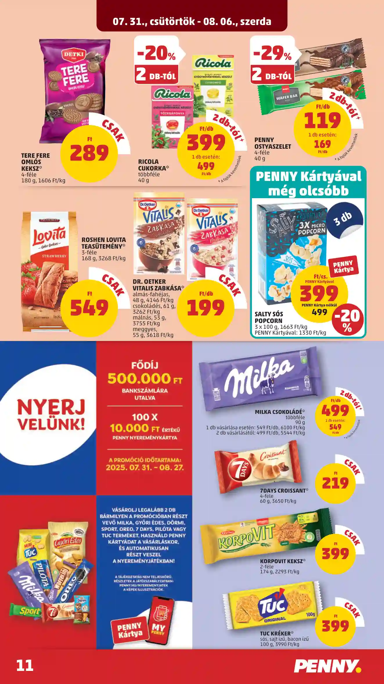 Penny akciós újság 31. hét (7 oldal)