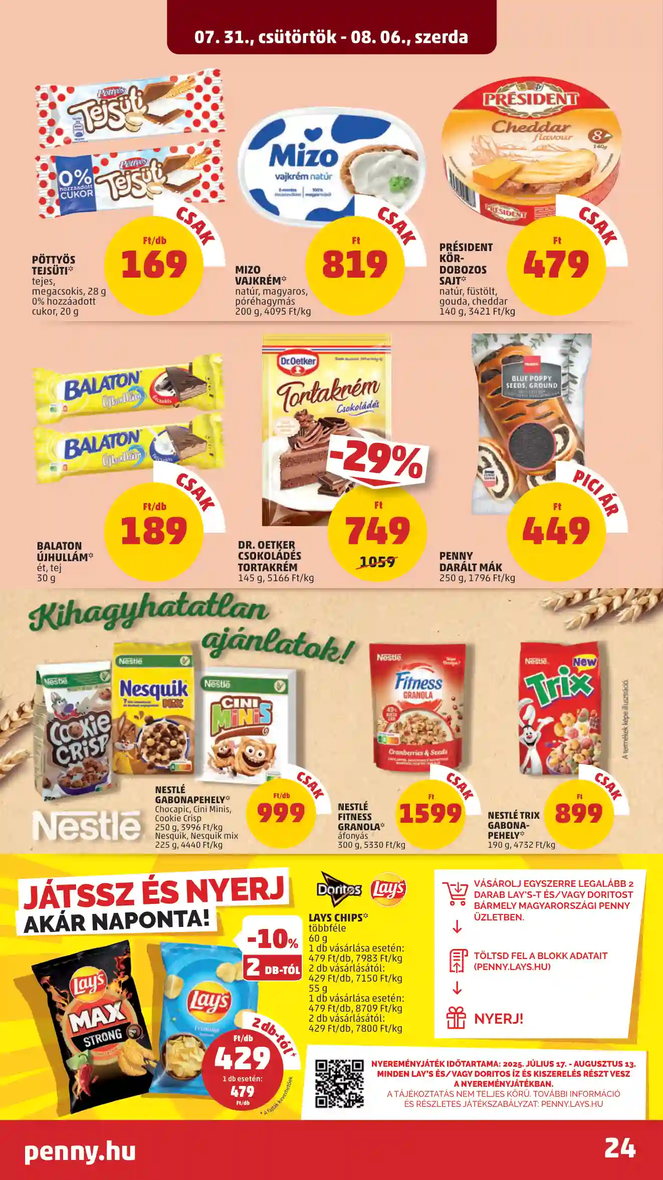 Penny akciós újság 31. hét (21 oldal)