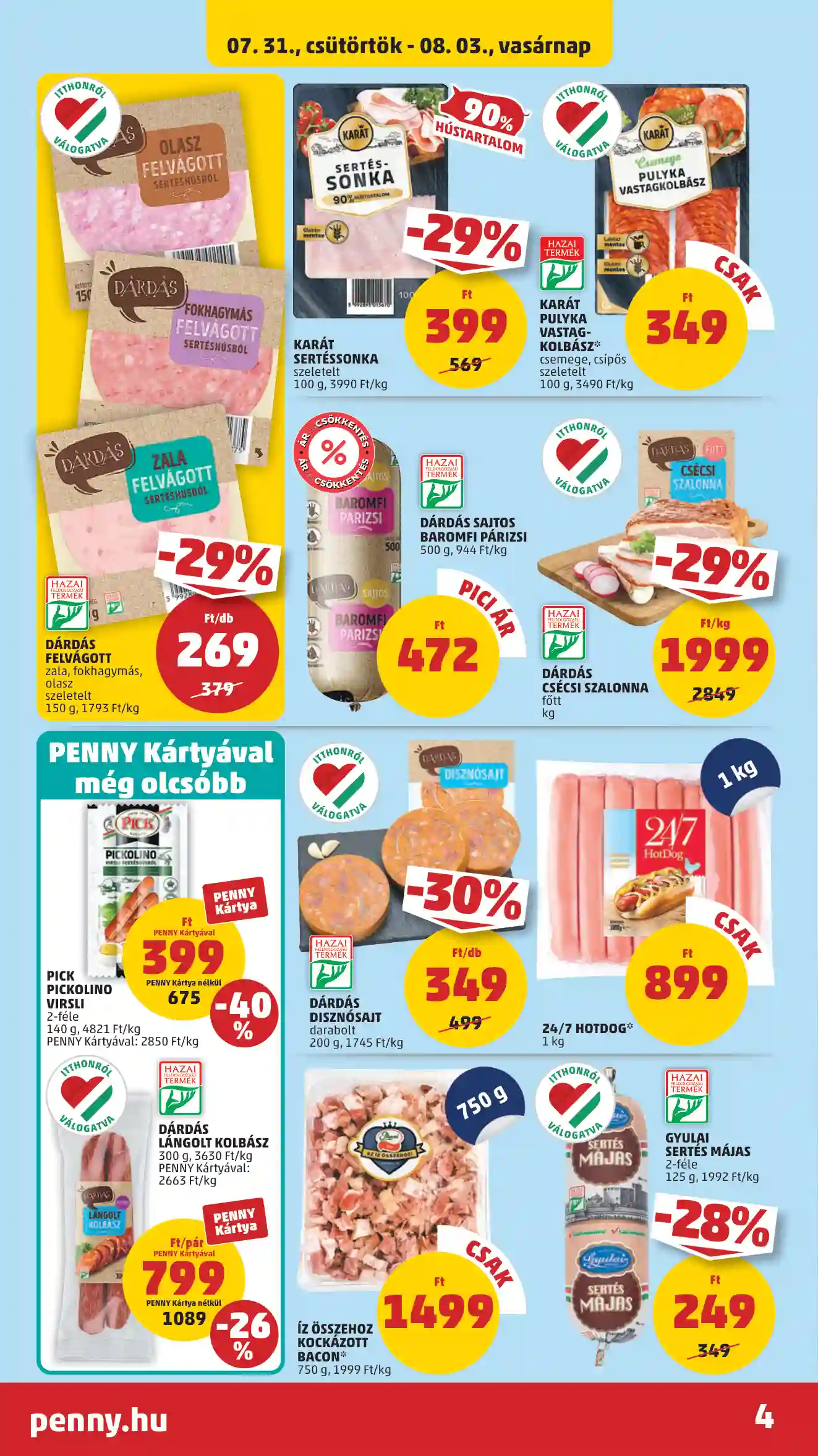 Penny akciós újság 31. hét (39 oldal)