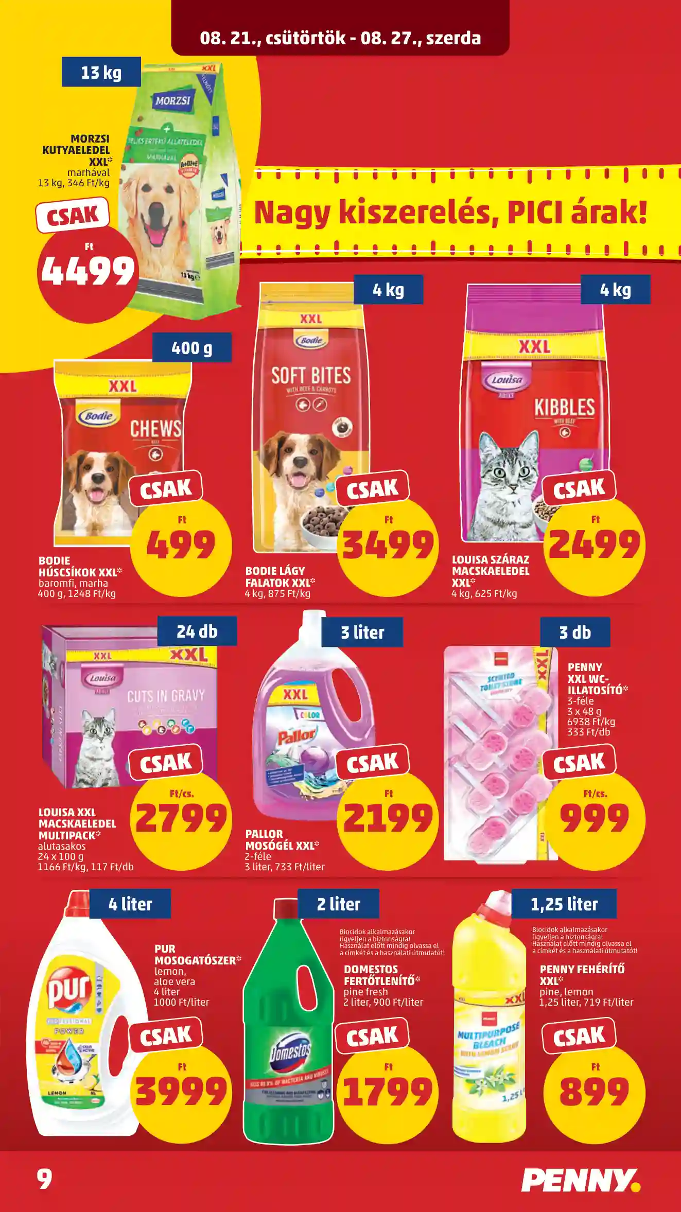 Penny akciós újság 34. hét (3 oldal)