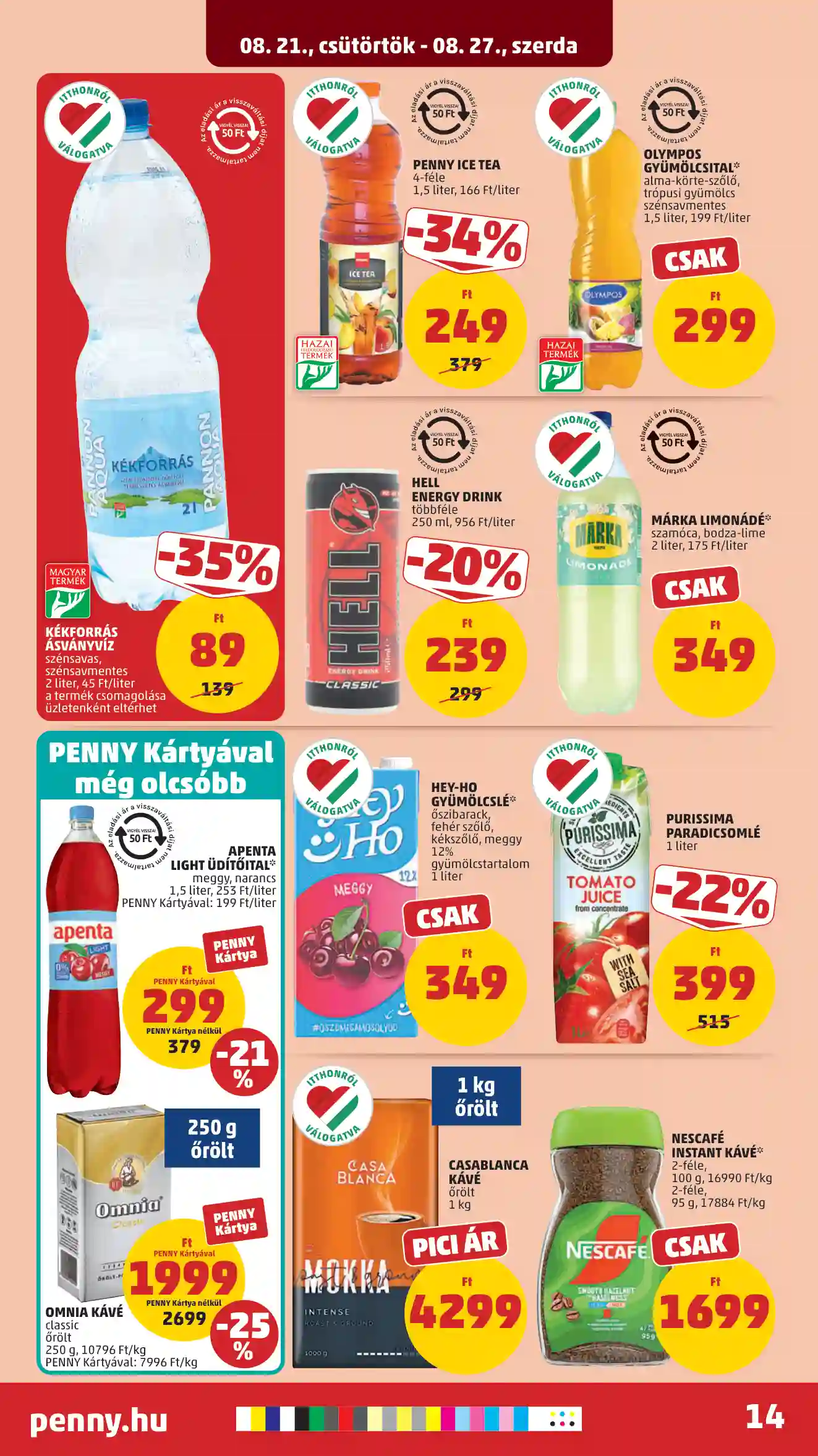 Penny akciós újság 34. hét (10 oldal)