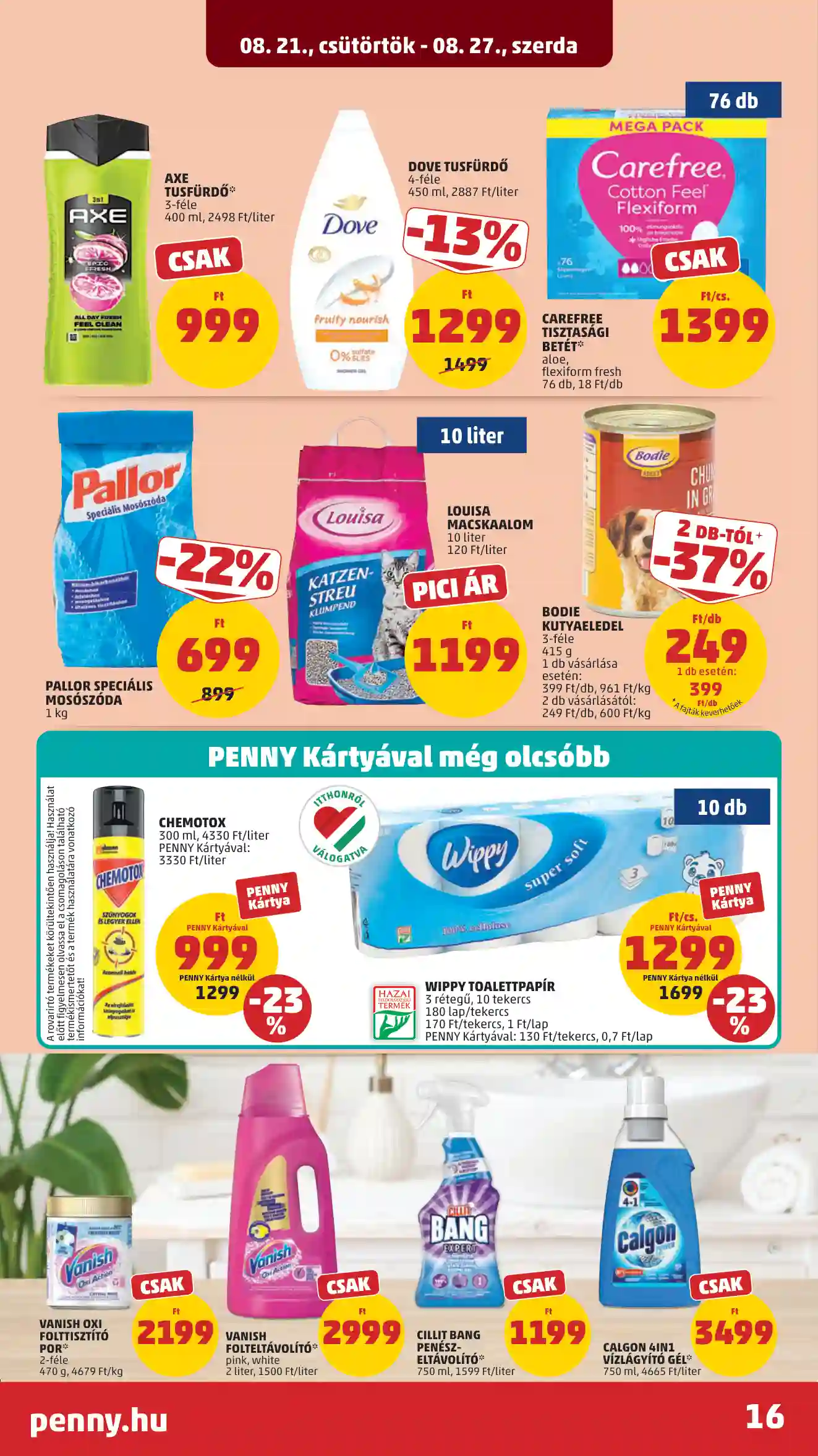 Penny akciós újság 34. hét (12 oldal)