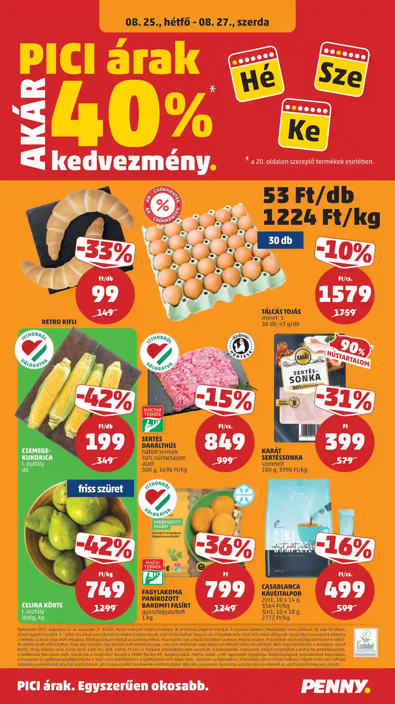 Penny akciós újság 34. hét (17 oldal)