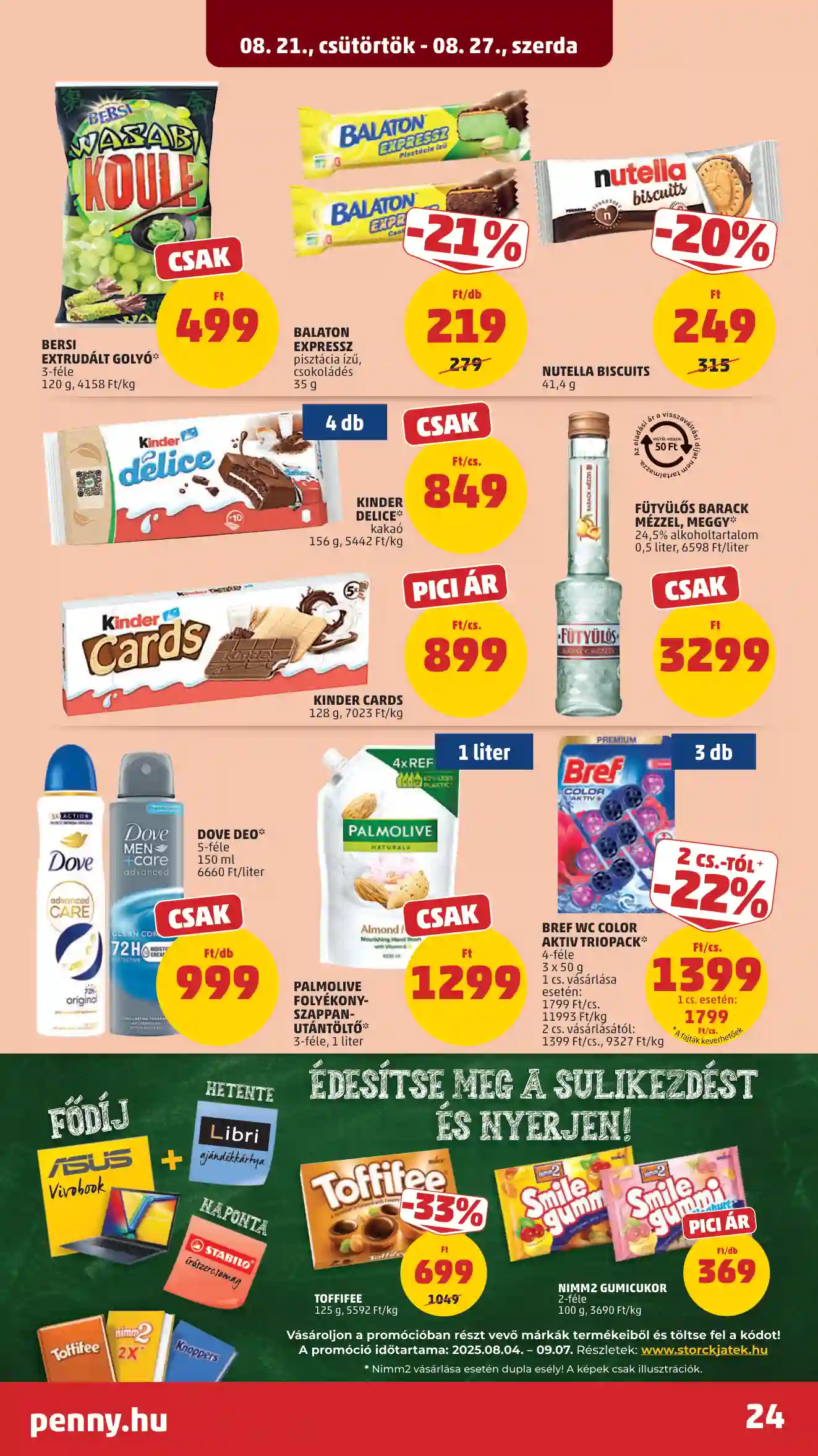 Penny akciós újság 34. hét (21 oldal)