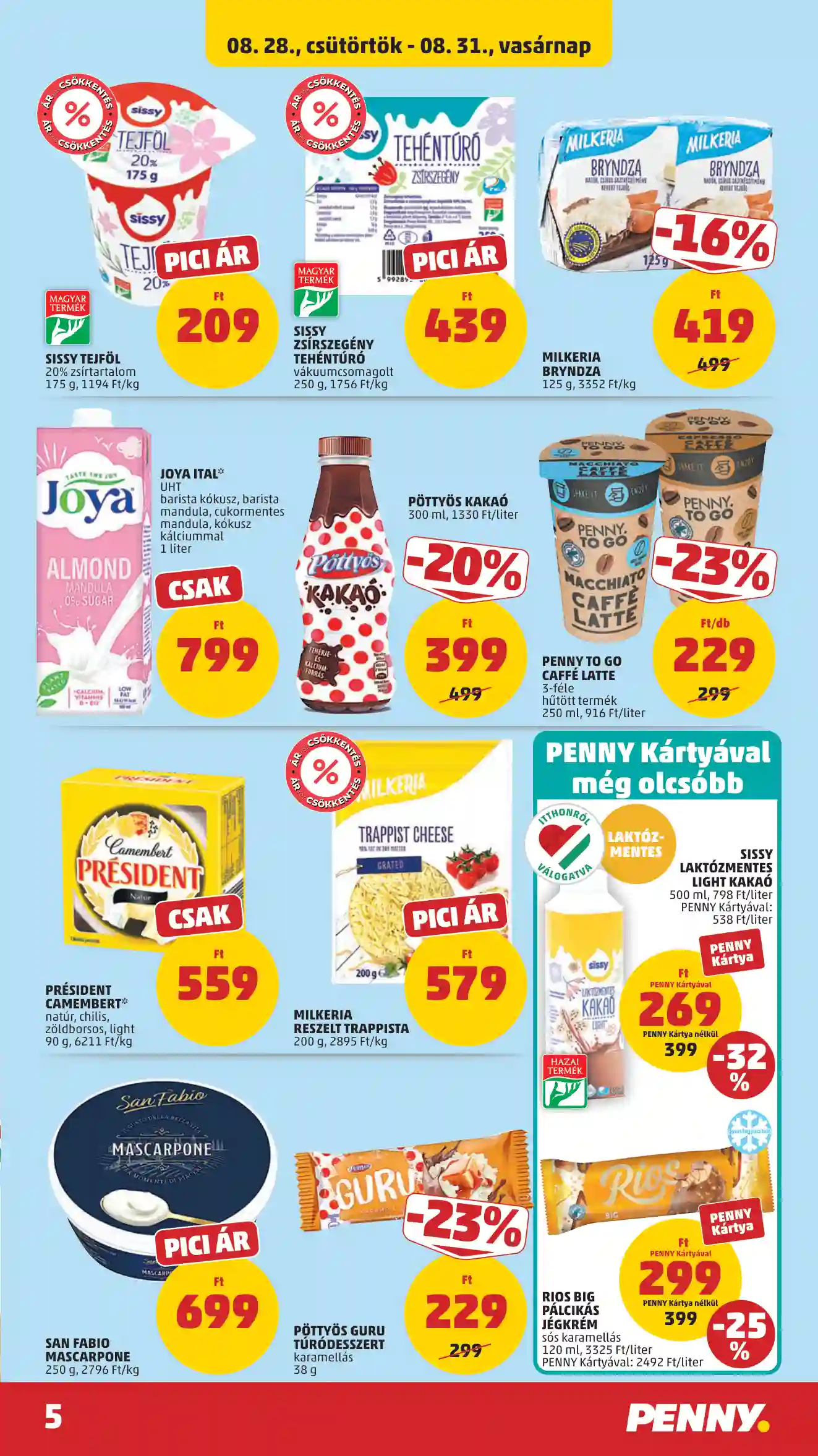 Penny akciós újság 35. hét (30 oldal)