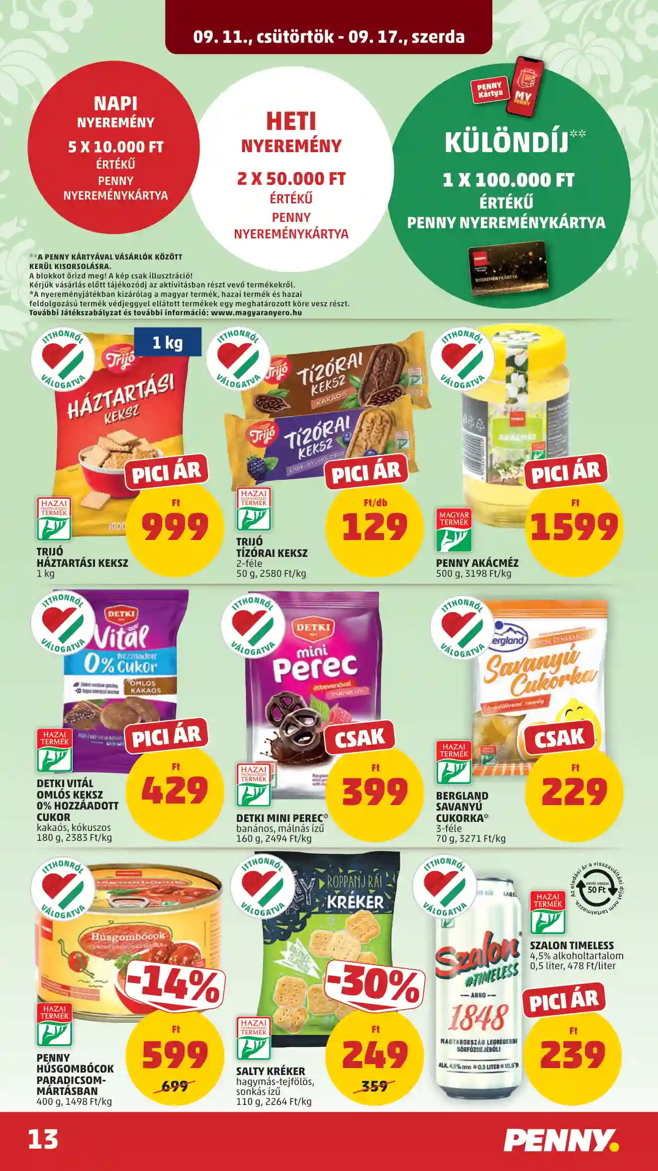 Penny akciós újság 37. hét (9 oldal)