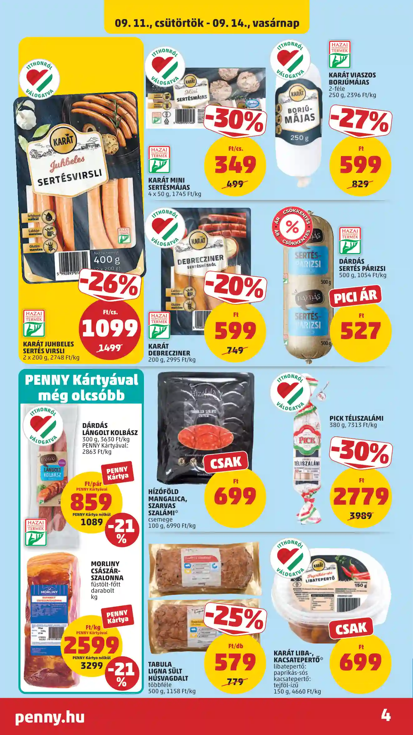 Penny akciós újság 37. hét (24 oldal)