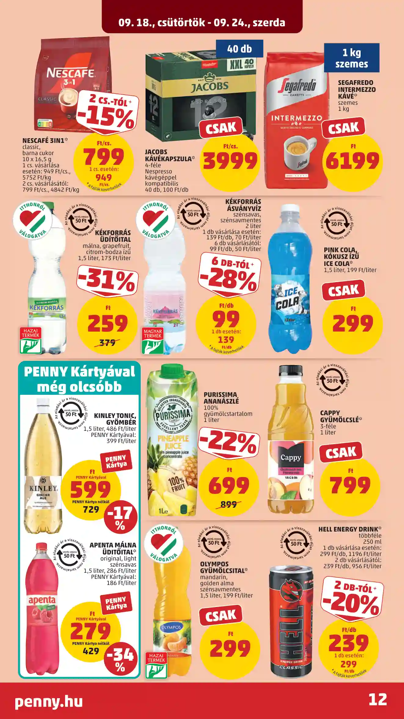 Penny akciós újság 38. hét (7 oldal)