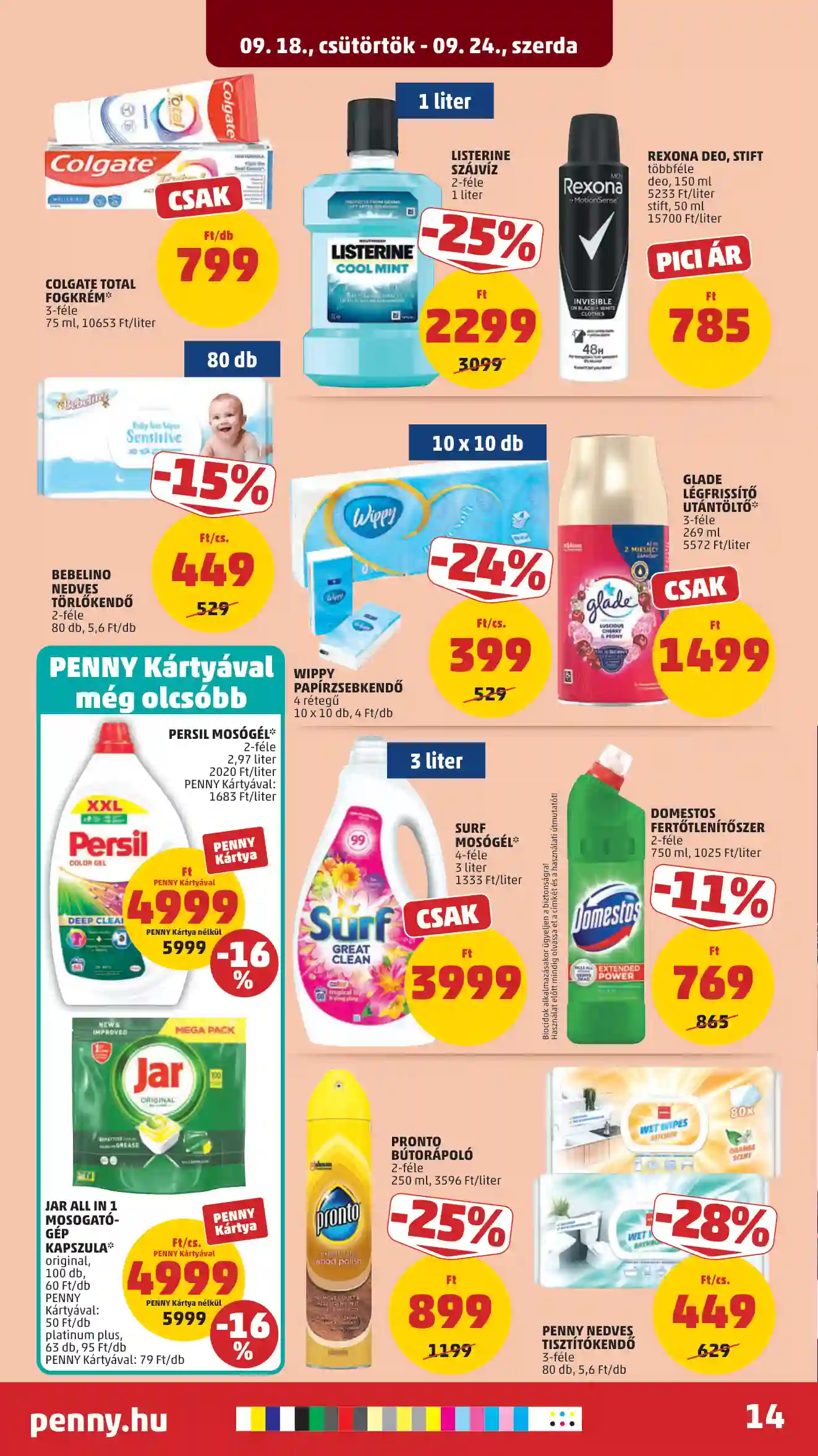 Penny akciós újság 38. hét (9 oldal)