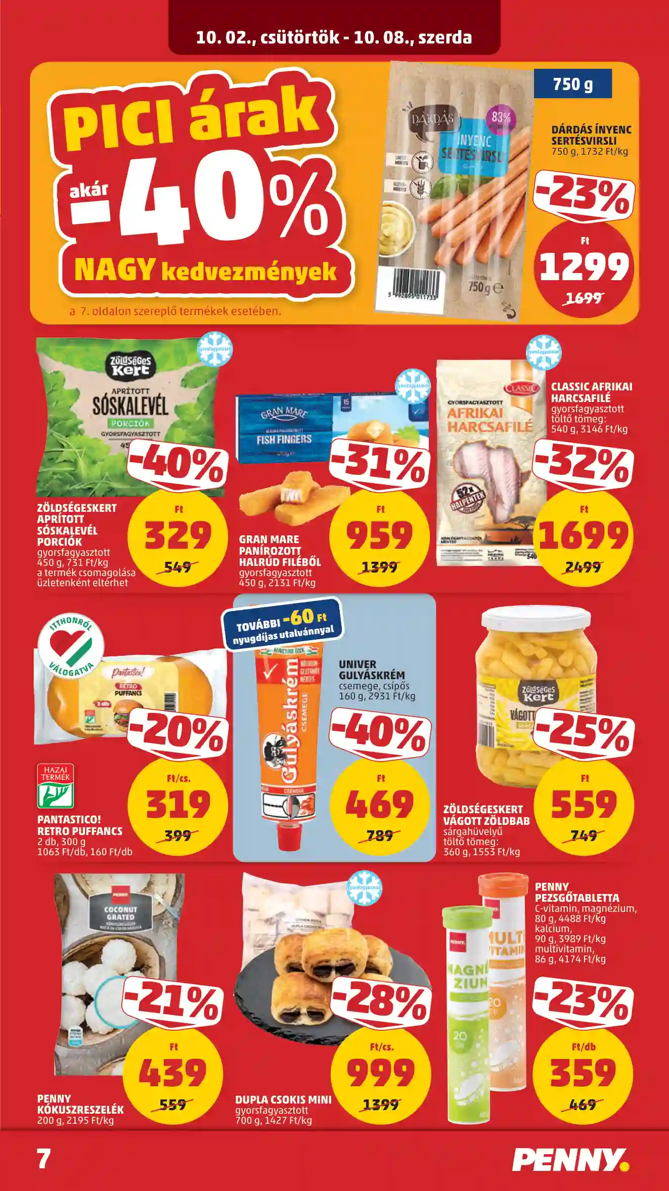 Penny akciós újság 40. hét (3 oldal)