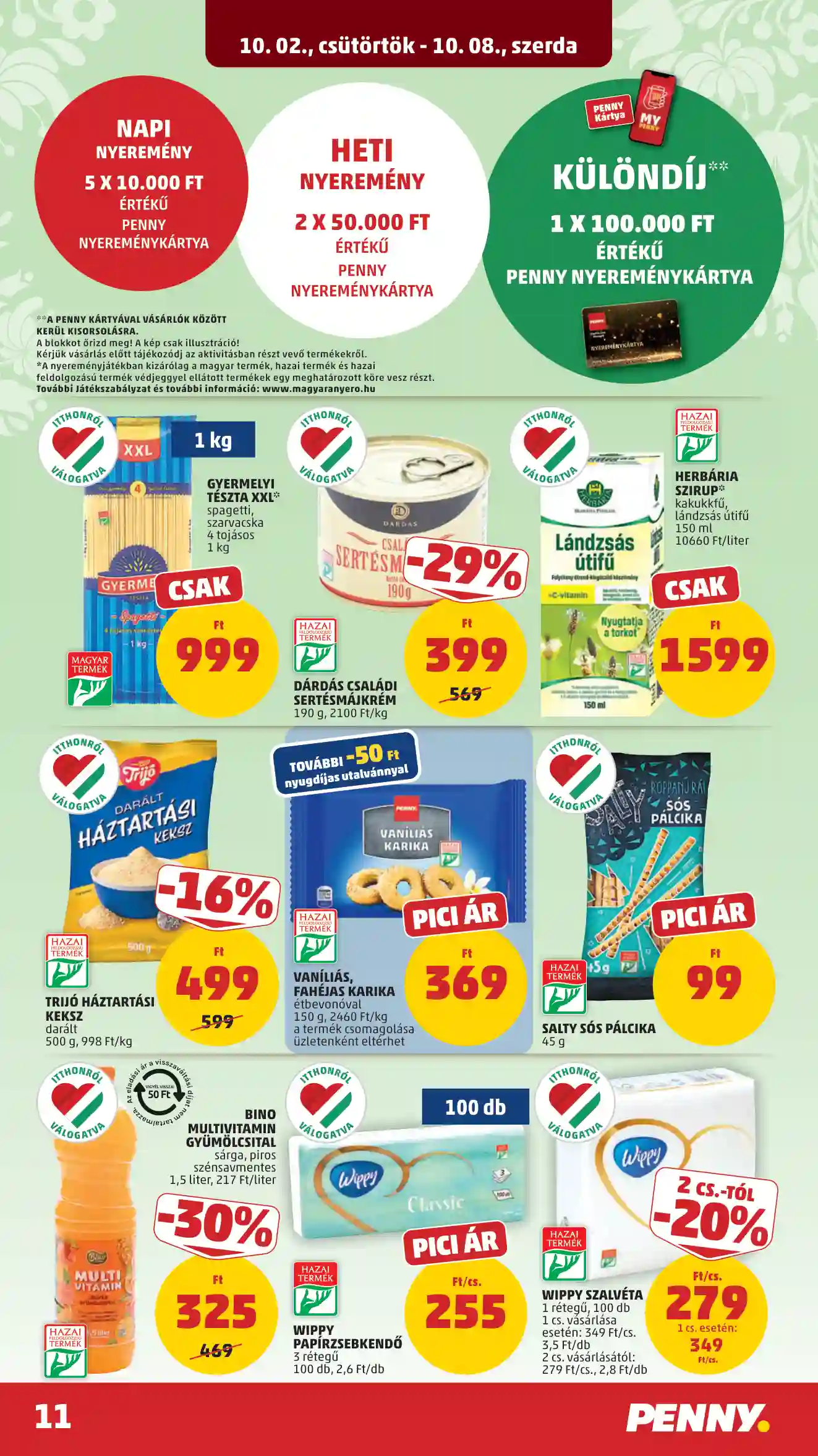 Penny akciós újság 40. hét (7 oldal)