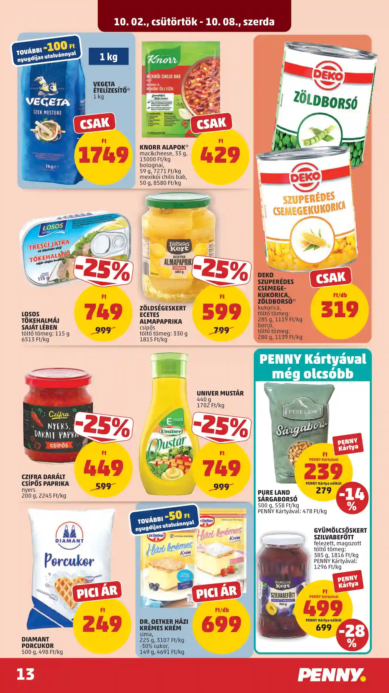Penny akciós újság 40. hét (10 oldal)