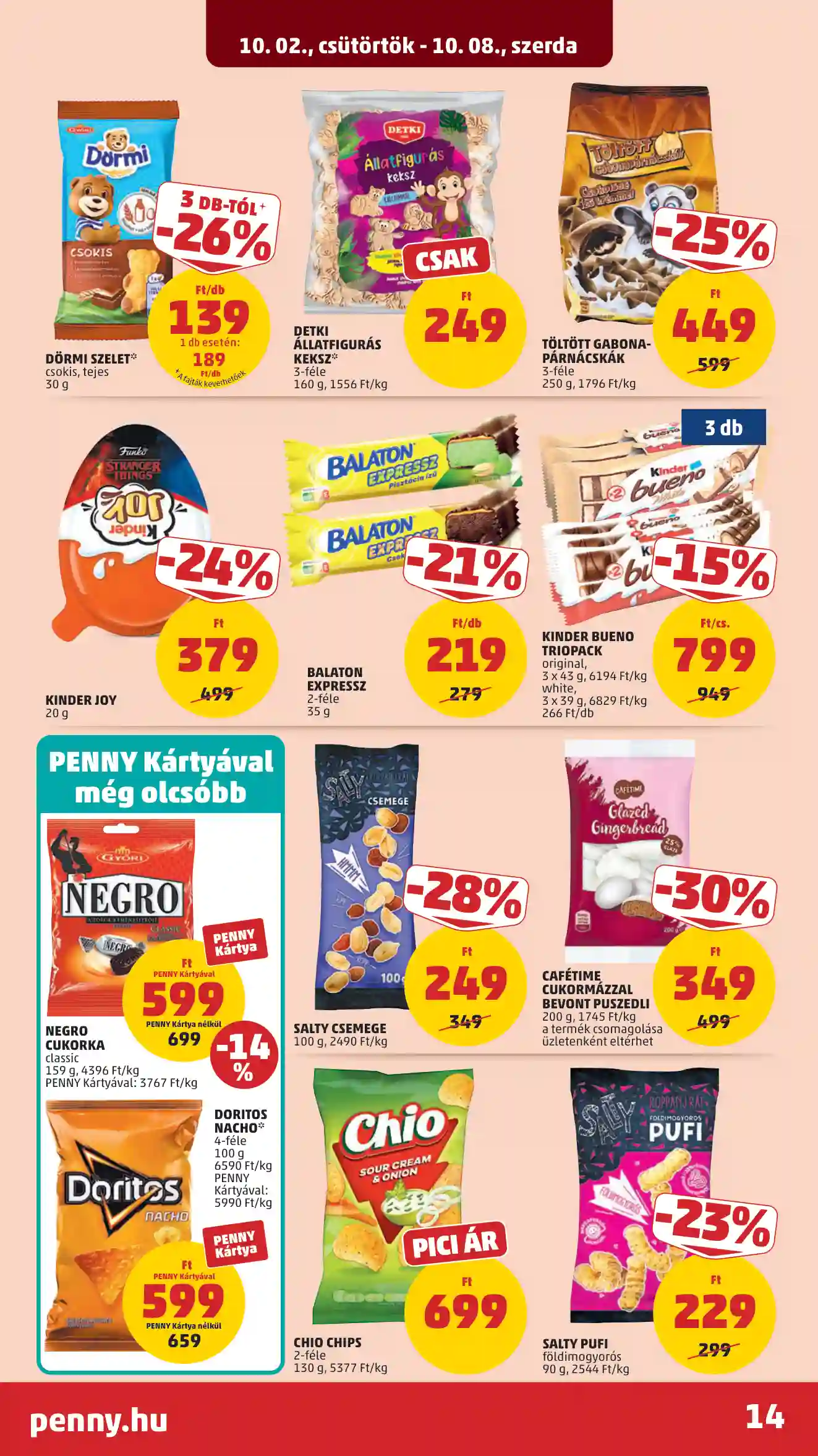 Penny akciós újság 40. hét (11 oldal)