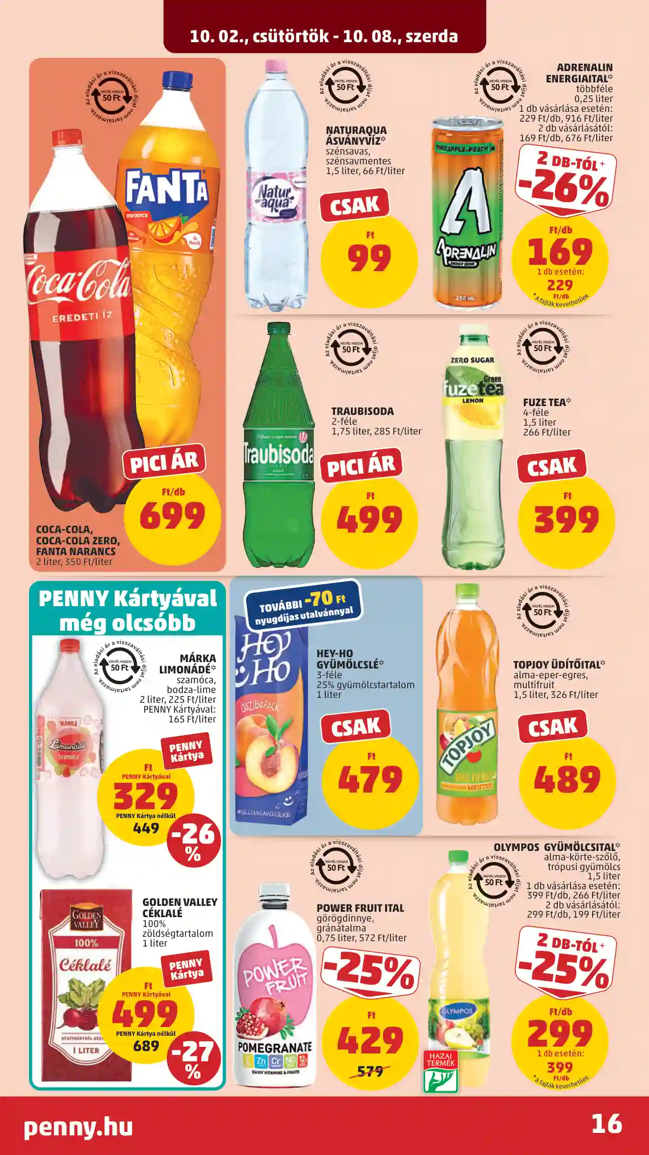 Penny akciós újság 40. hét (14 oldal)
