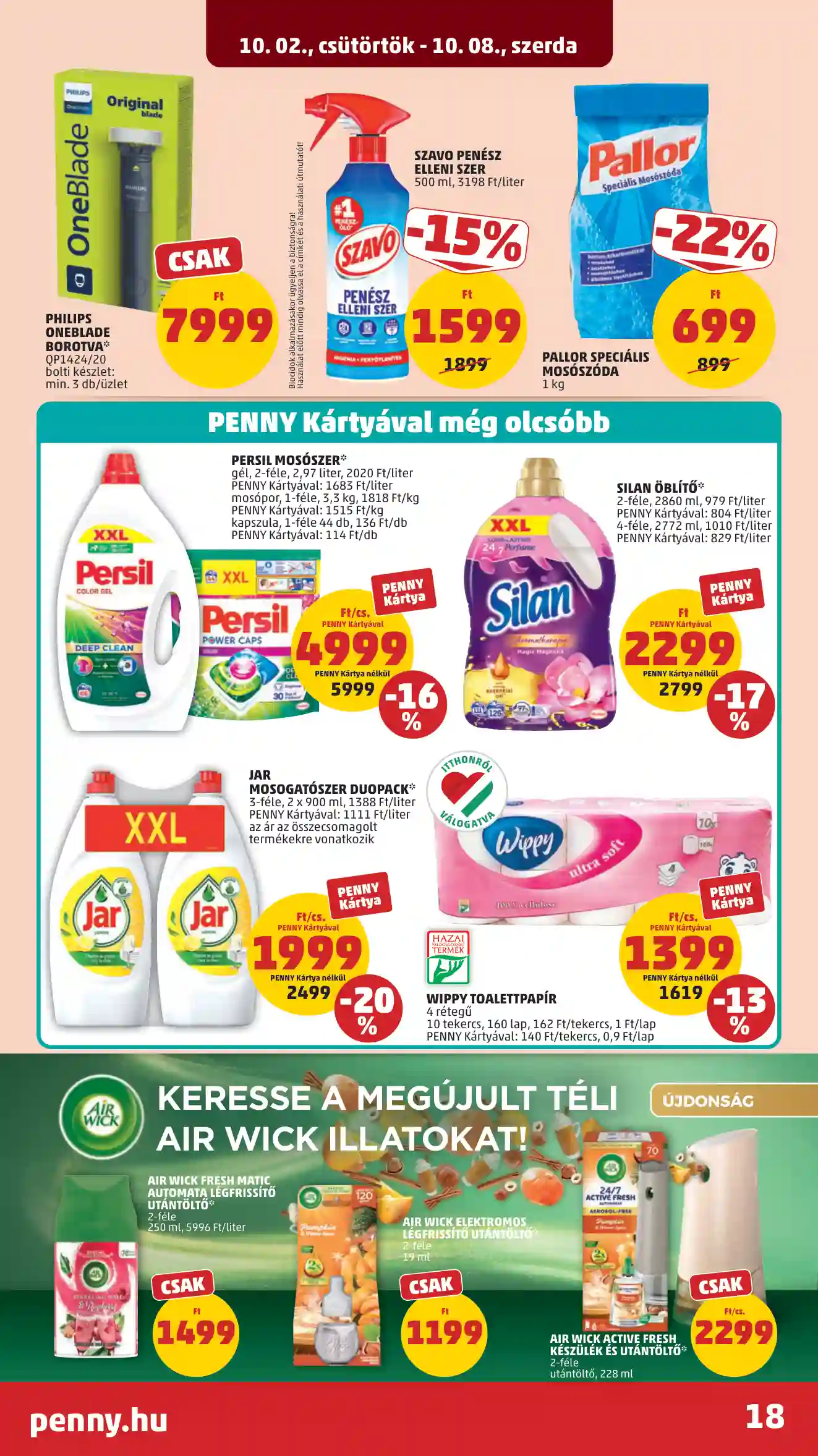 Penny akciós újság 40. hét (16 oldal)
