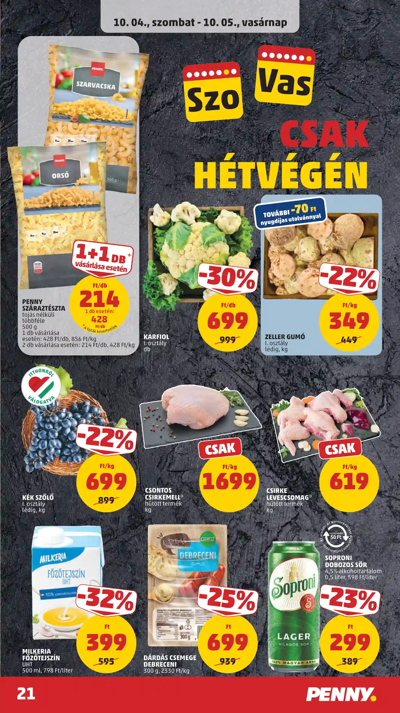 Penny akciós újság 40. hét (19 oldal)