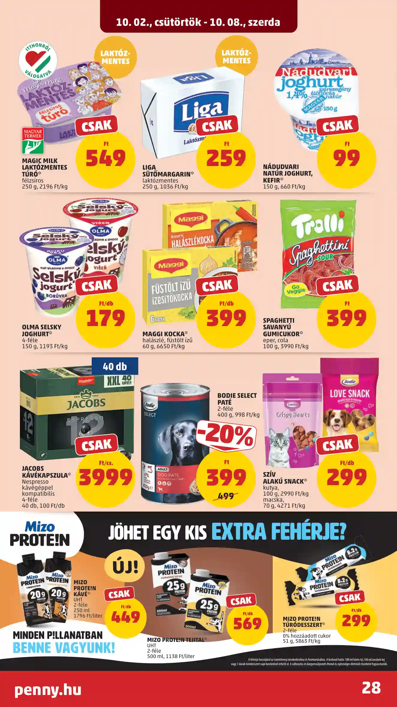 Penny akciós újság 40. hét (28 oldal)