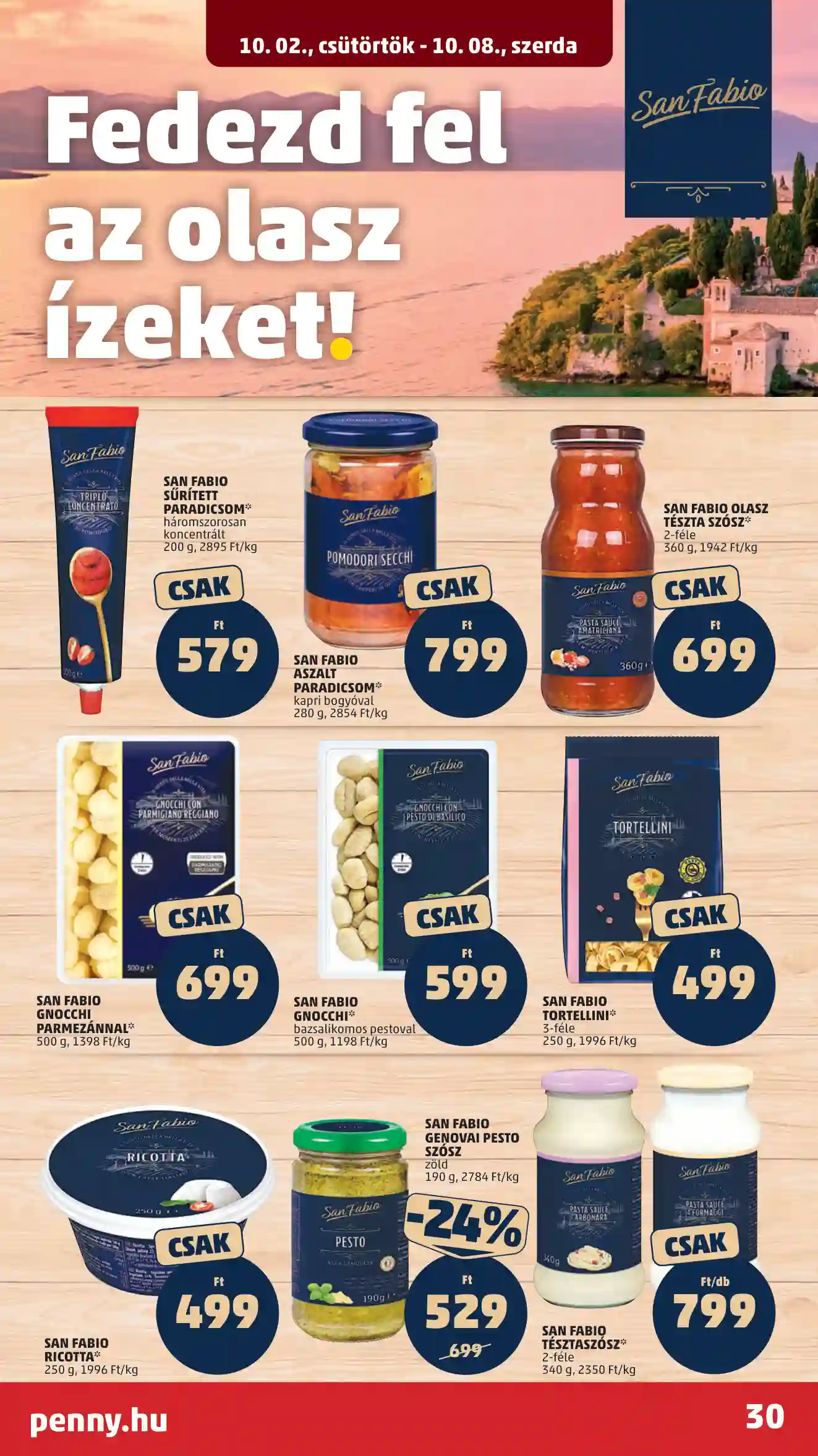 Penny akciós újság 40. hét (30 oldal)