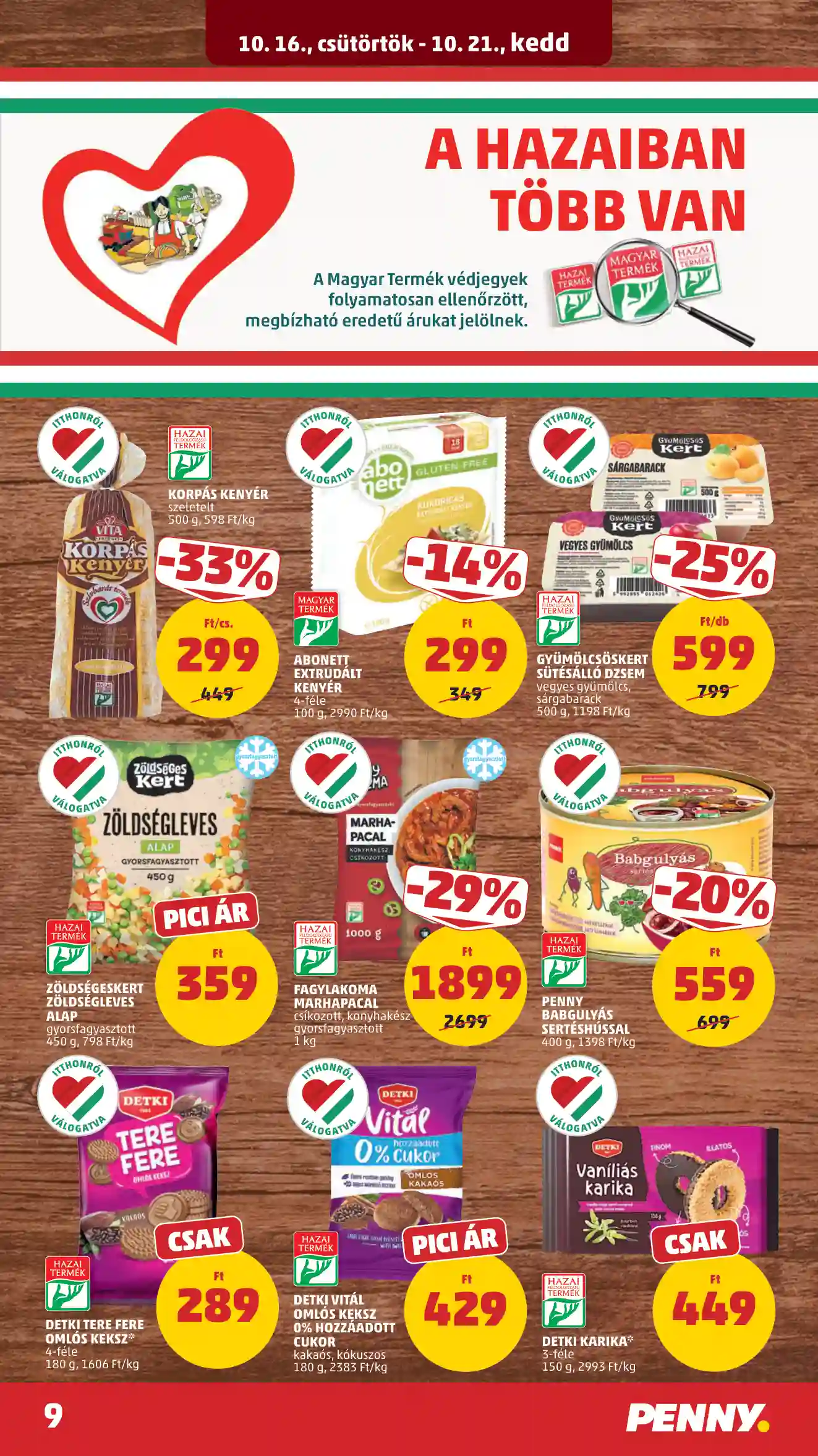 Penny akciós újság 42. hét (3 oldal)
