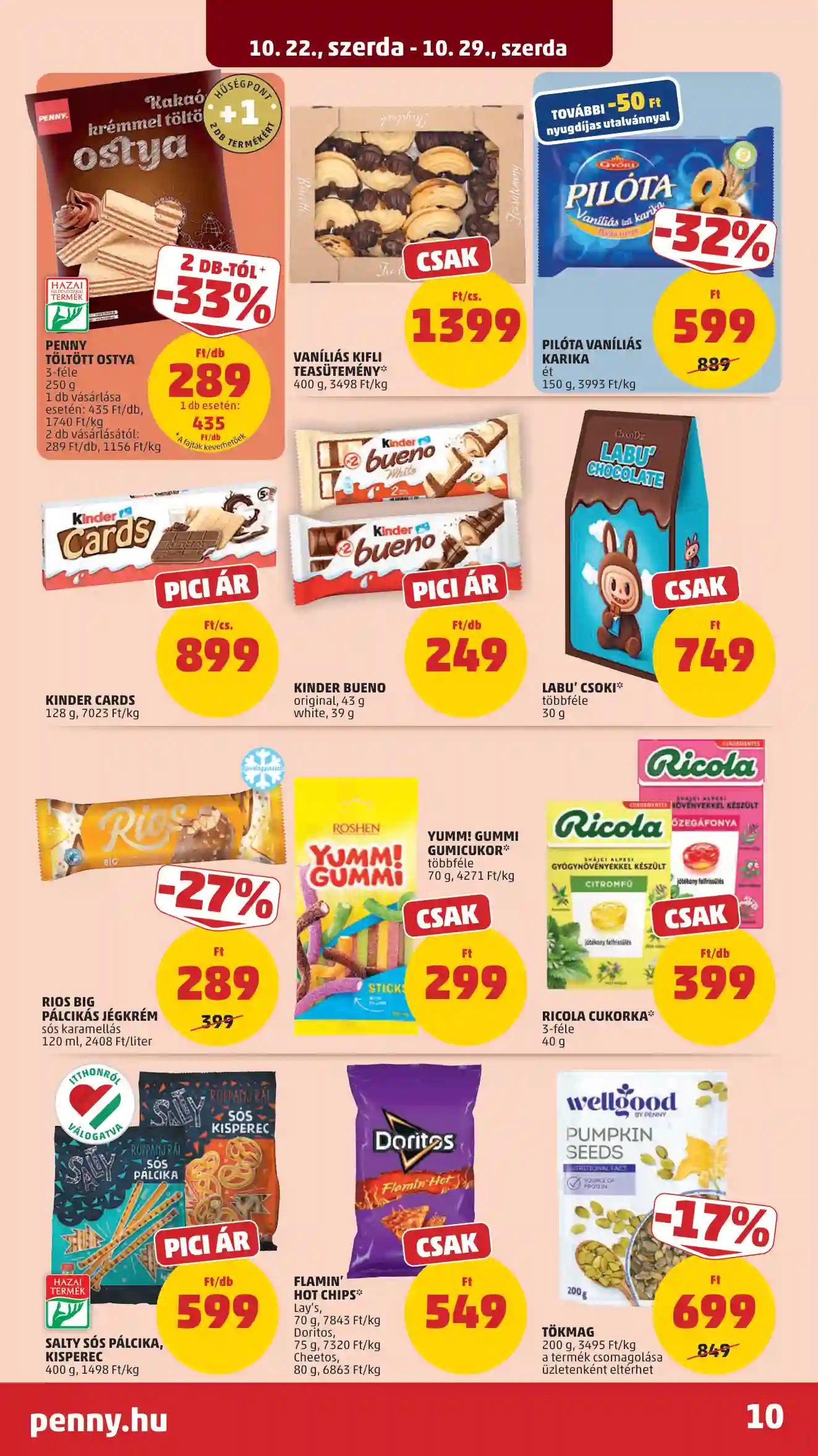 Penny akciós újság 43. hét (6 oldal)
