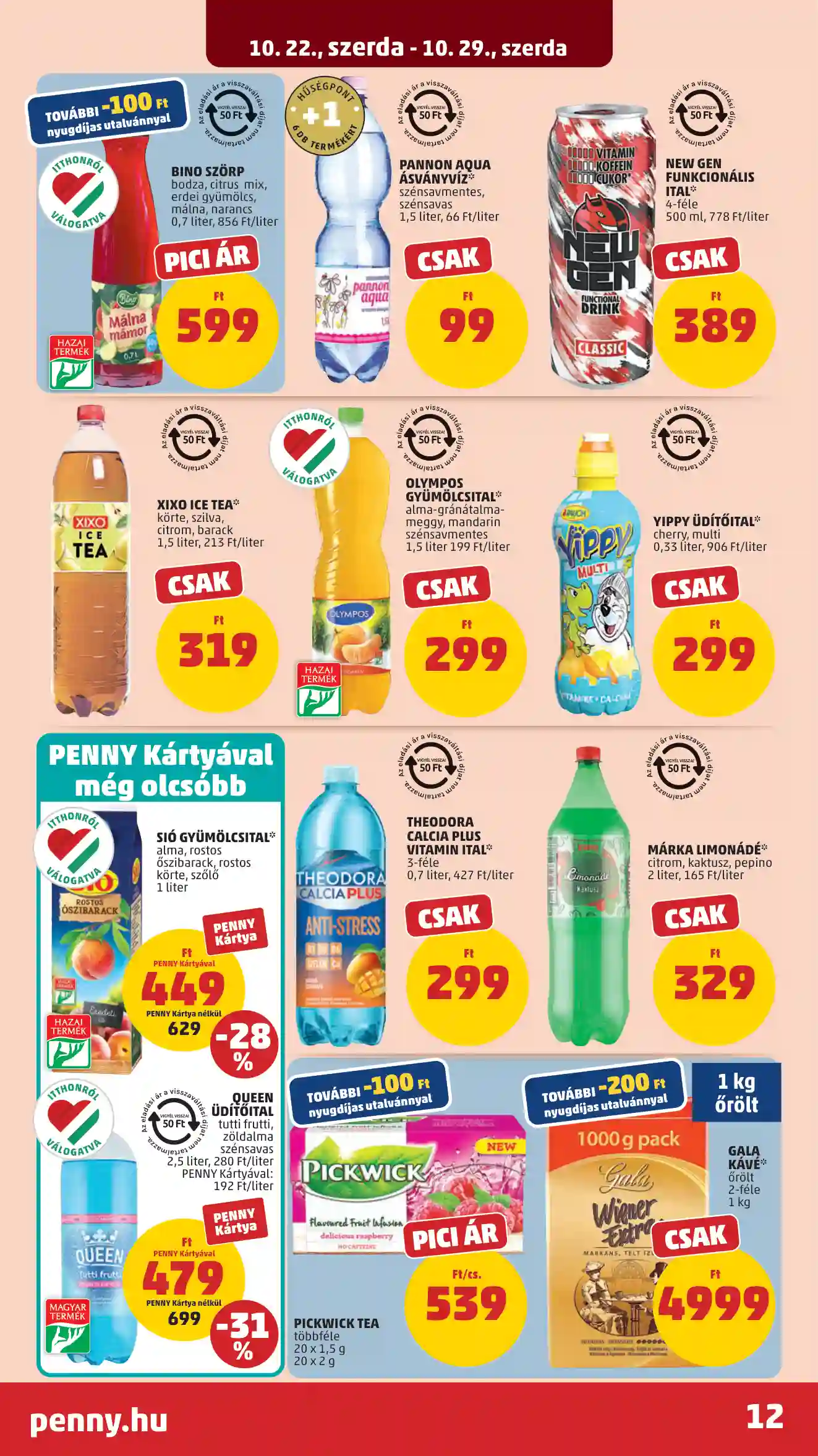 Penny akciós újság 43. hét (8 oldal)