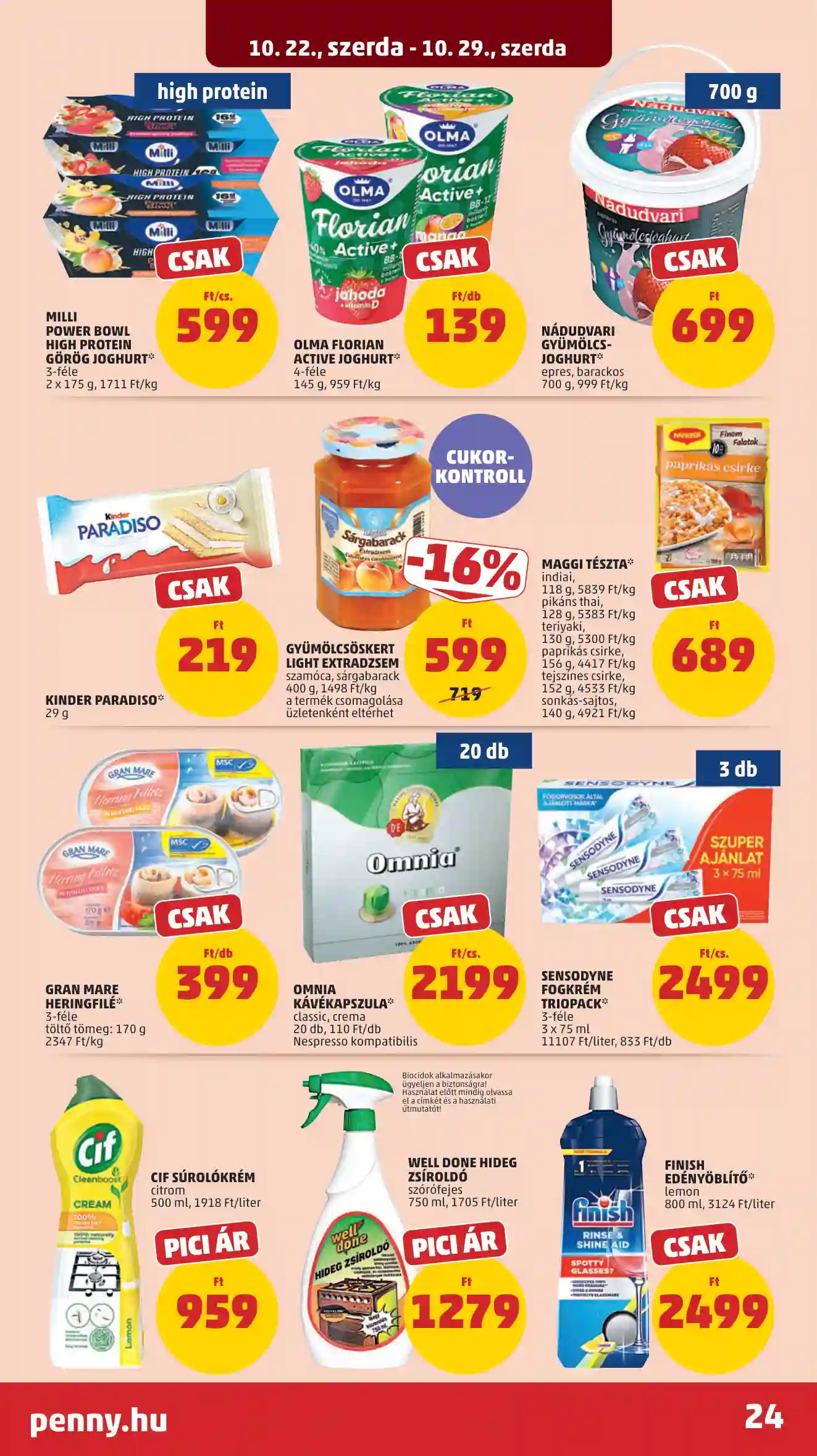 Penny akciós újság 43. hét (23 oldal)