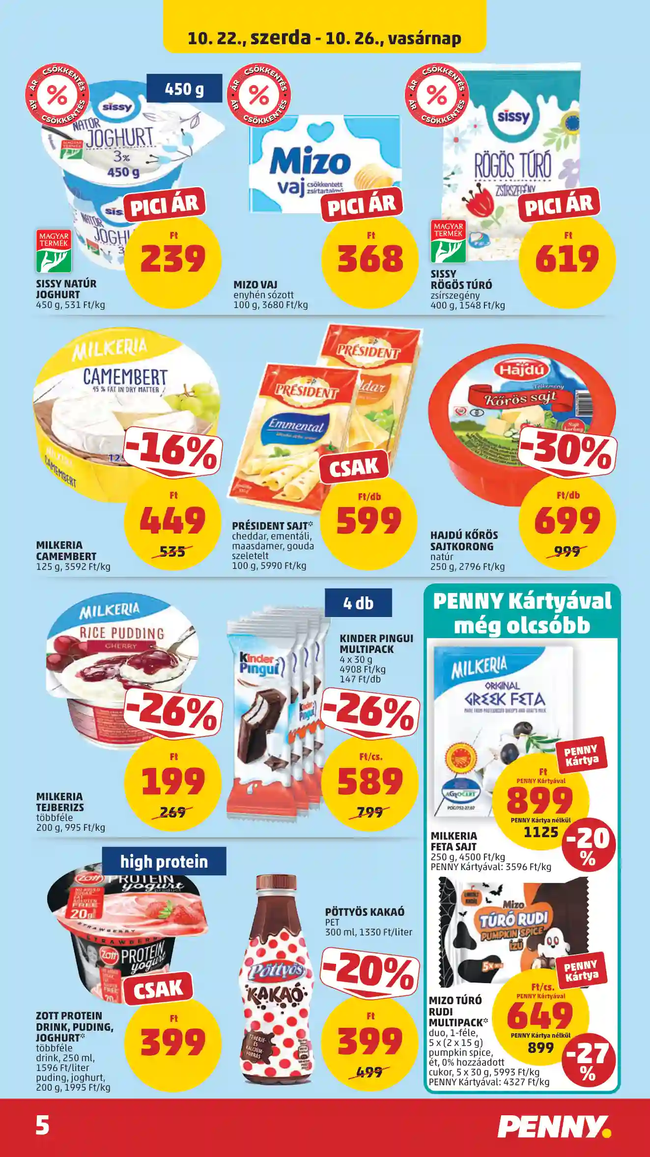 Penny akciós újság 43. hét (34 oldal)