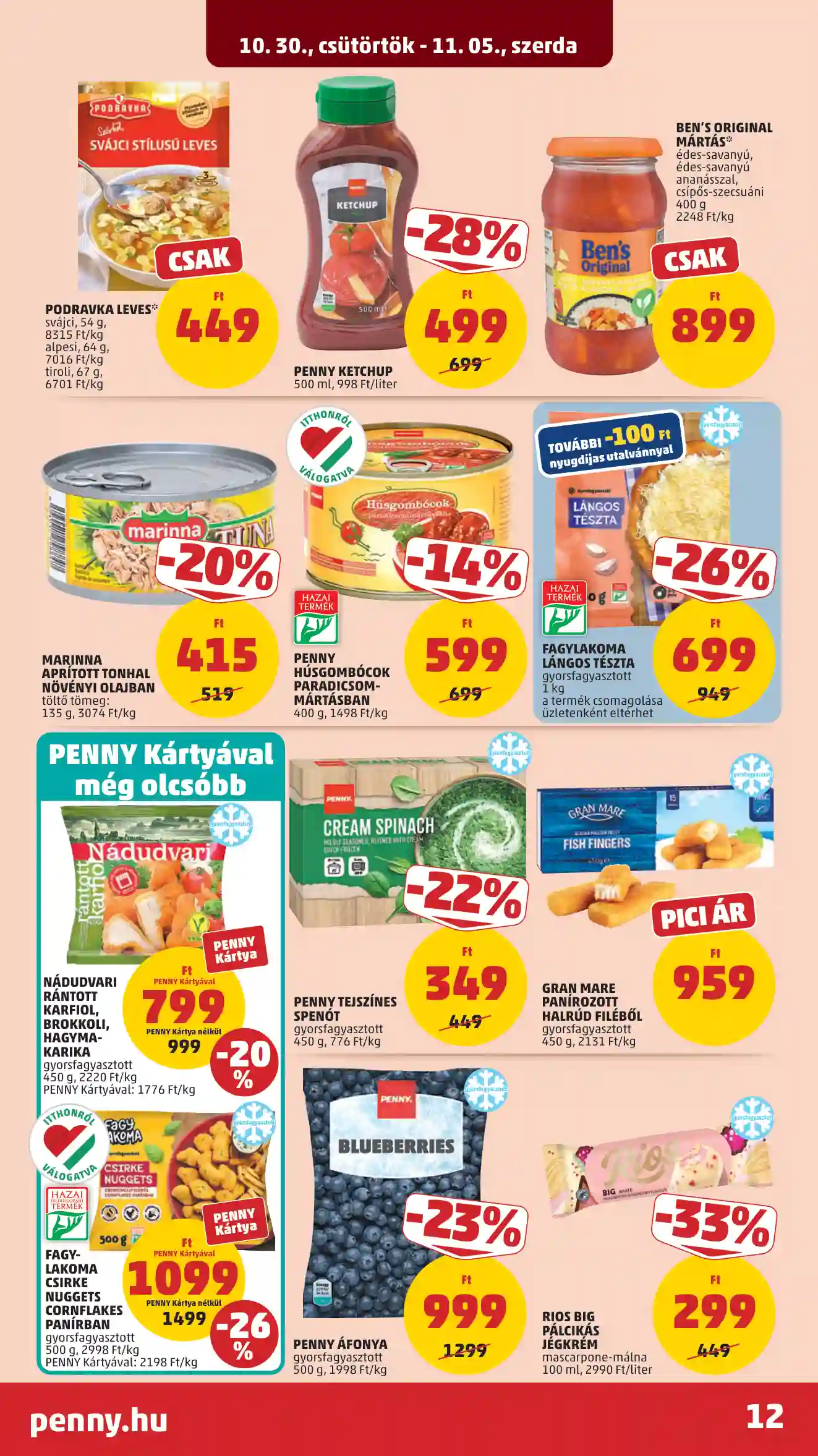 Penny akciós újság 44. hét (8 oldal)