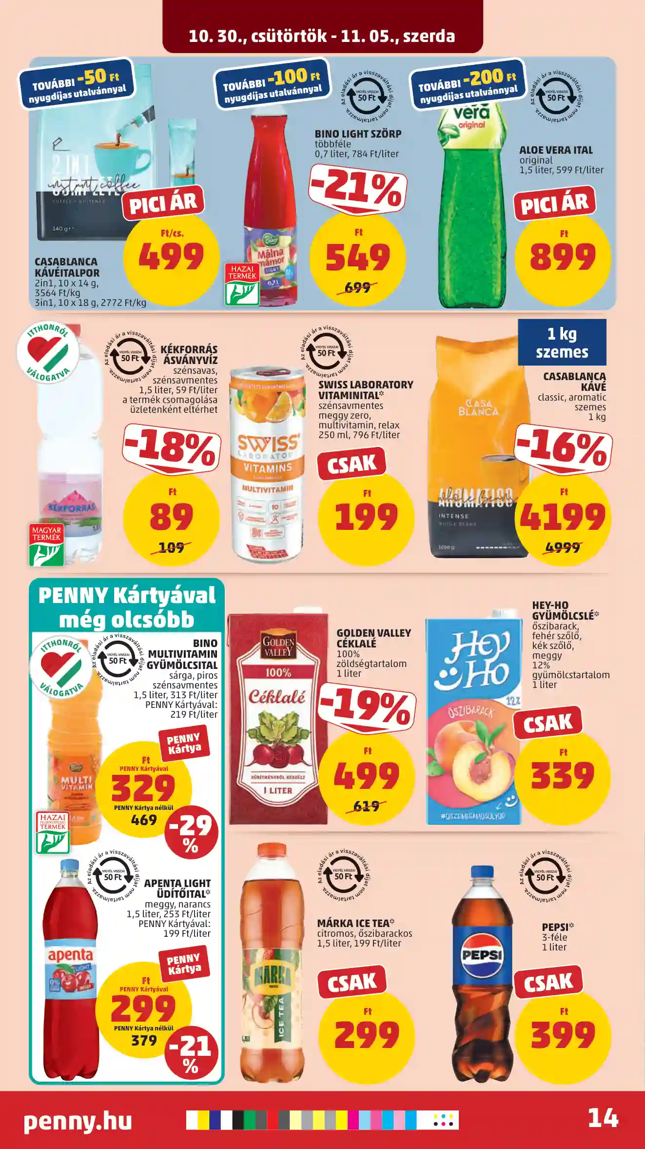 Penny akciós újság 44. hét (10 oldal)