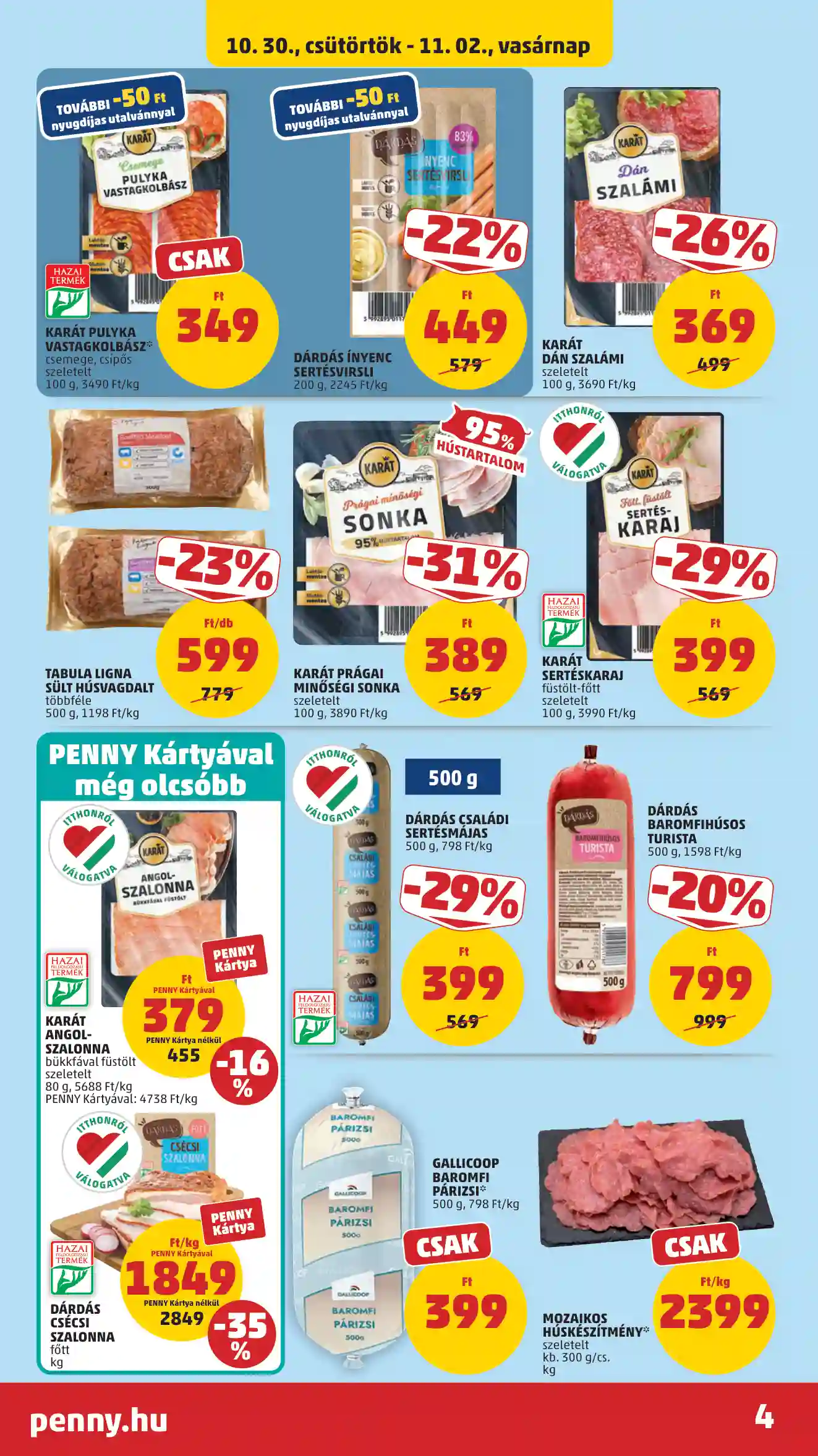 Penny akciós újság 44. hét (34 oldal)