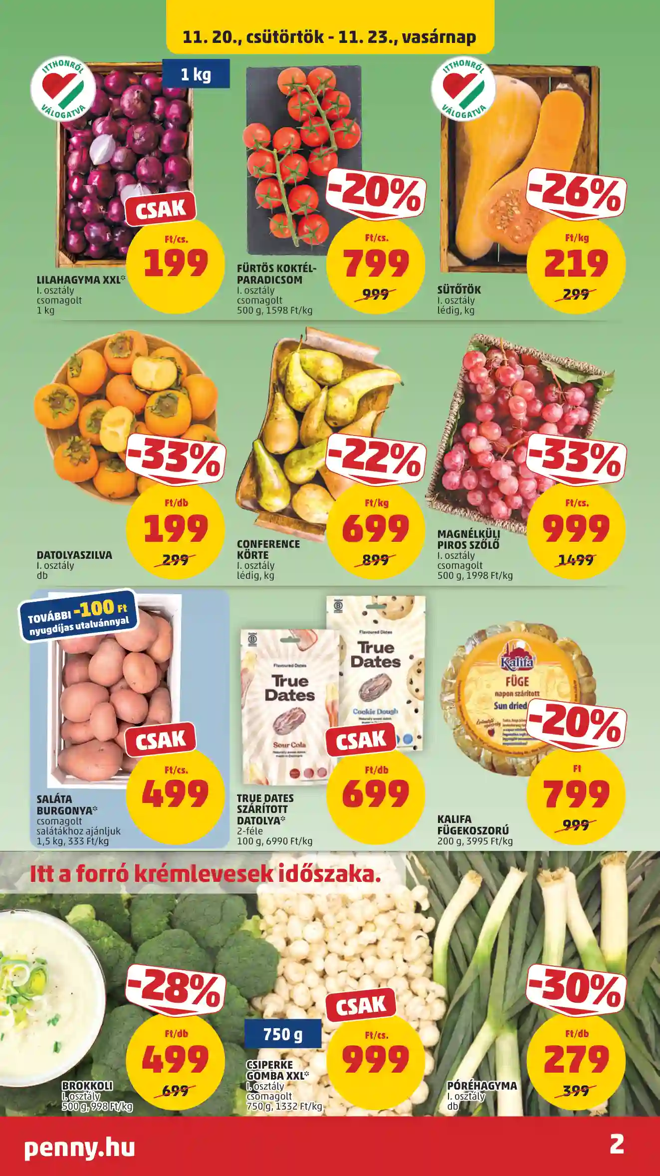 Penny akciós újság 47. hét (2 oldal)