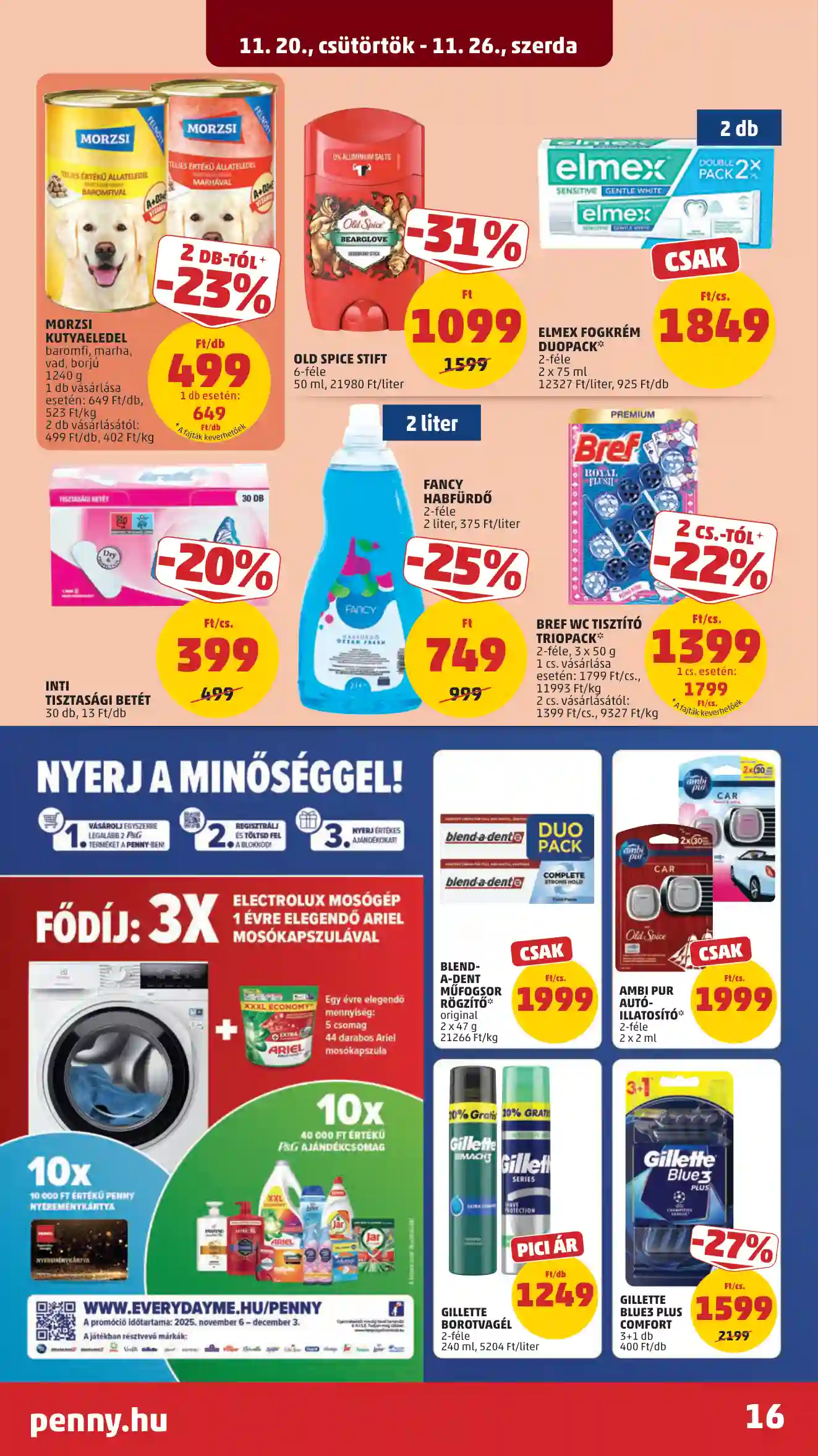 Penny akciós újság 47. hét (12 oldal)