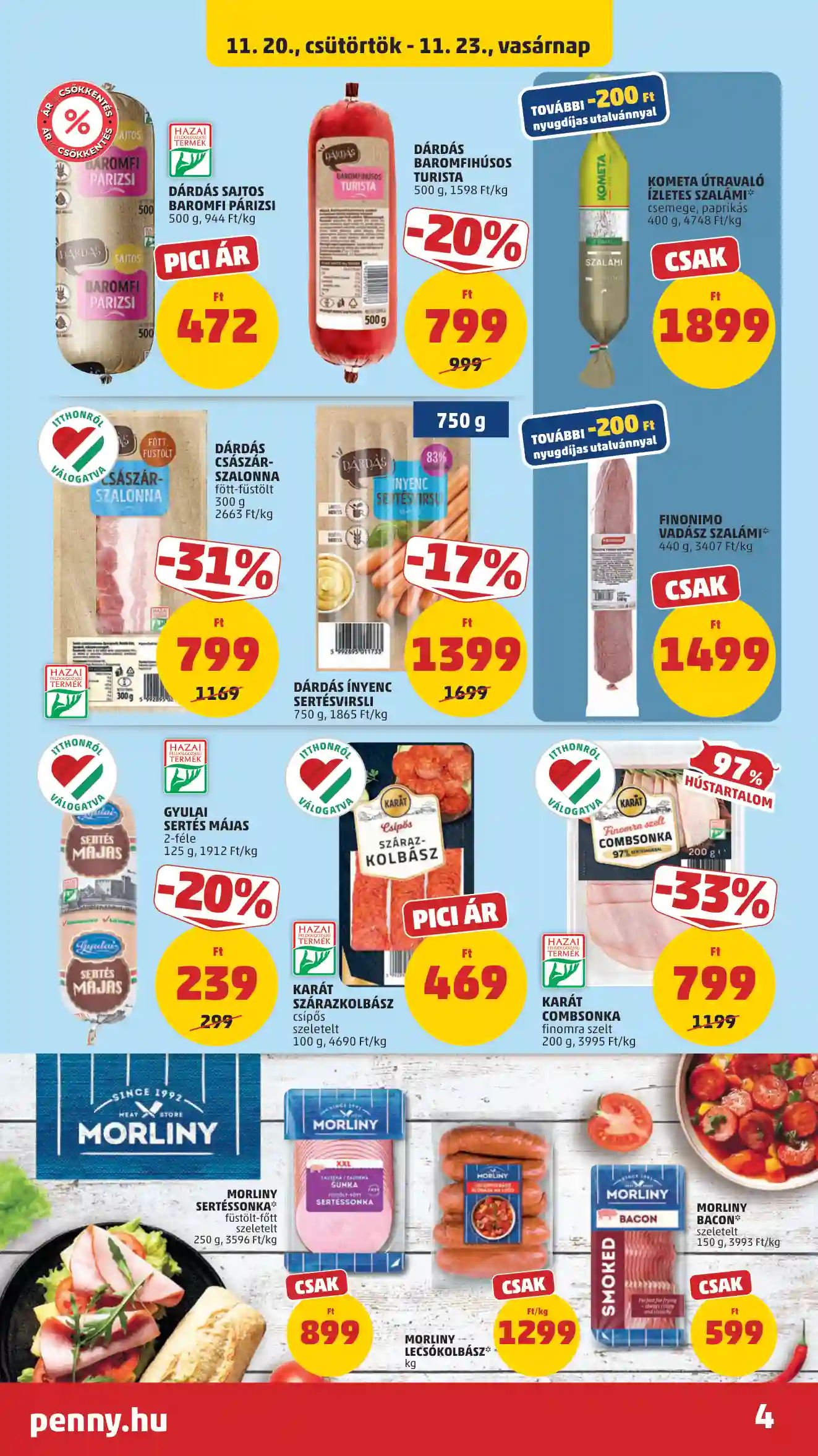 Penny akciós újság 47. hét (40 oldal)