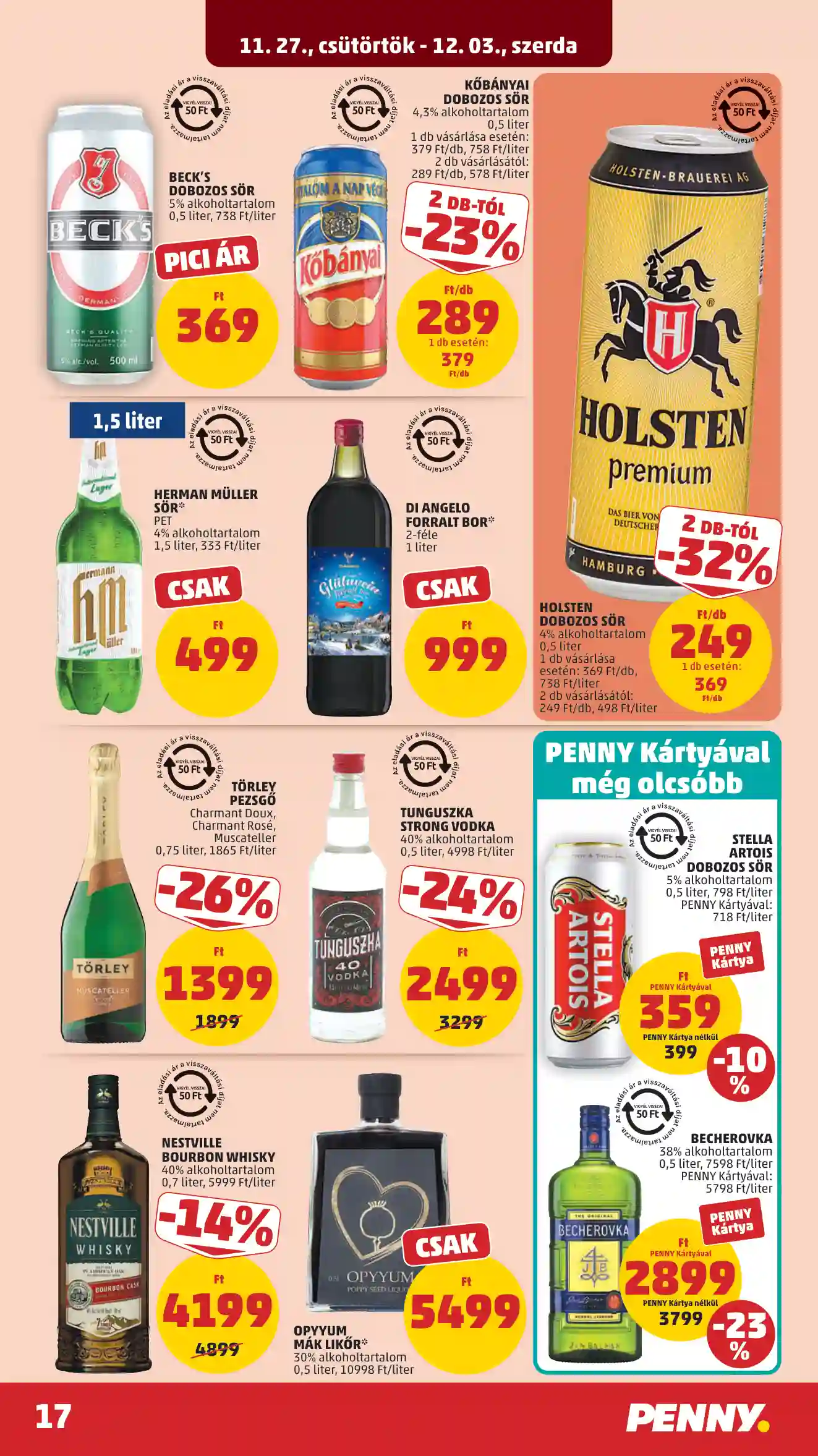 Penny akciós újság 48. hét (14 oldal)
