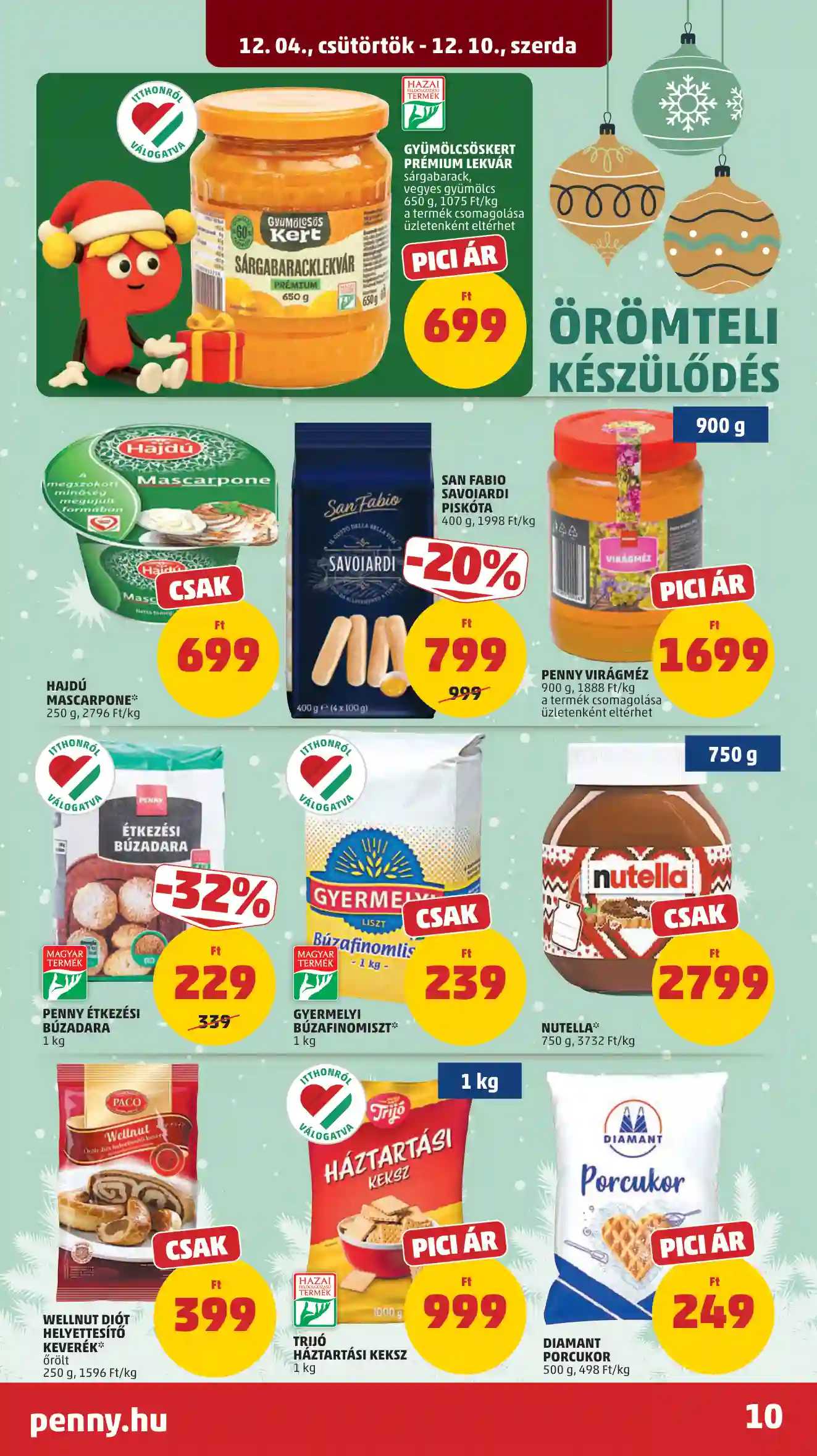 Penny akciós újság 49. hét (6 oldal)