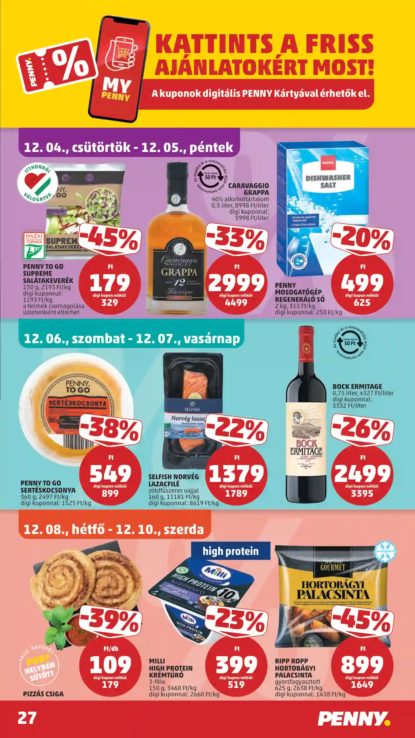 Penny akciós újság 49. hét (25 oldal)