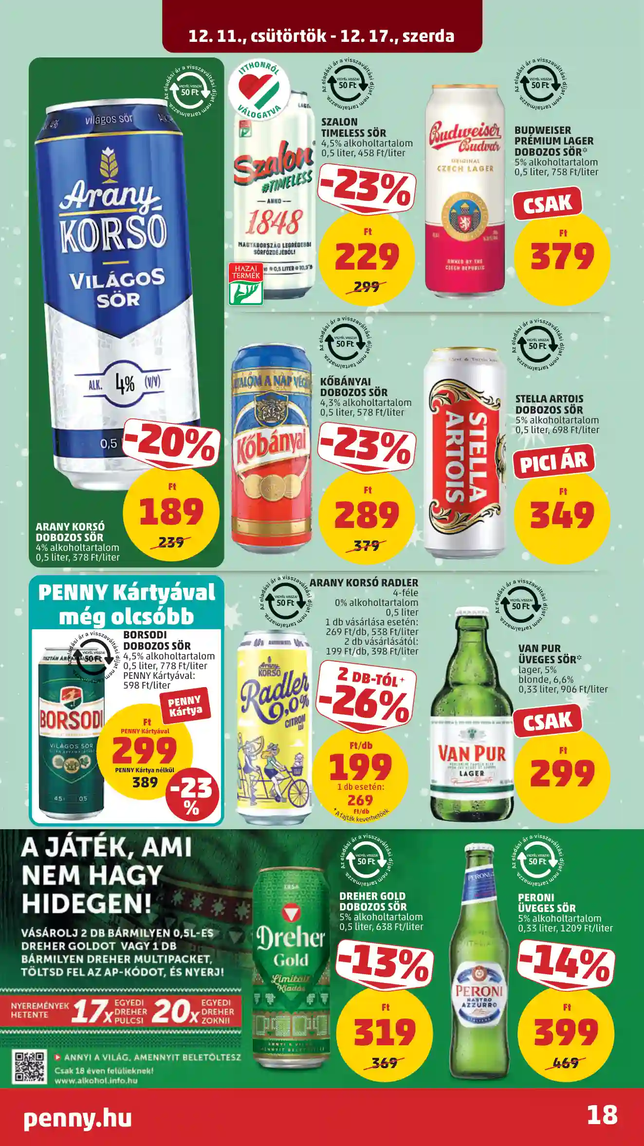 Penny akciós újság 50. hét (15 oldal)